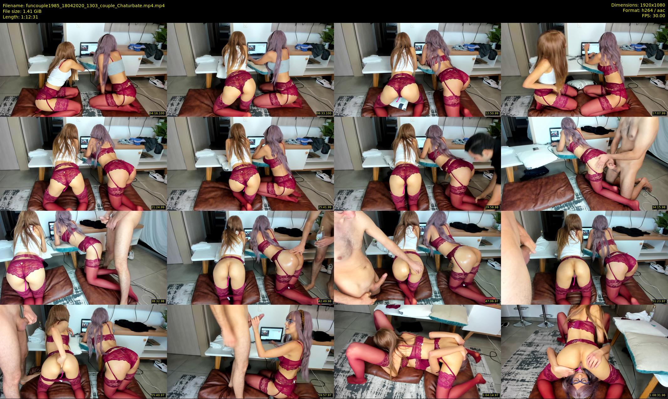 funcouple1985 — 73 minute Chaturbate couple cam show recording, 1080p, Apr 18, 2020