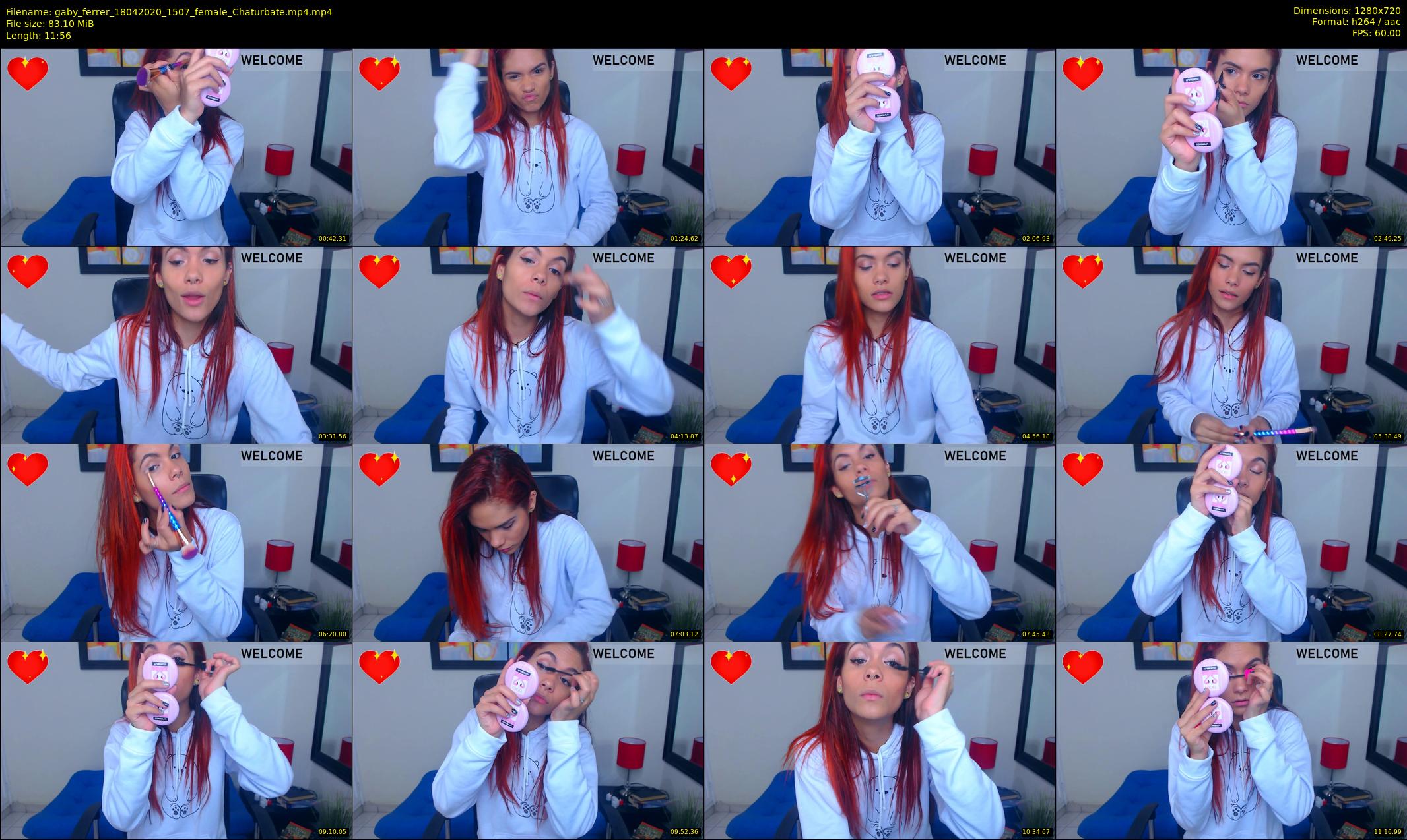 gaby_ferrer — 12 minute Chaturbate female cam show recording, 720p, Apr 18, 2020