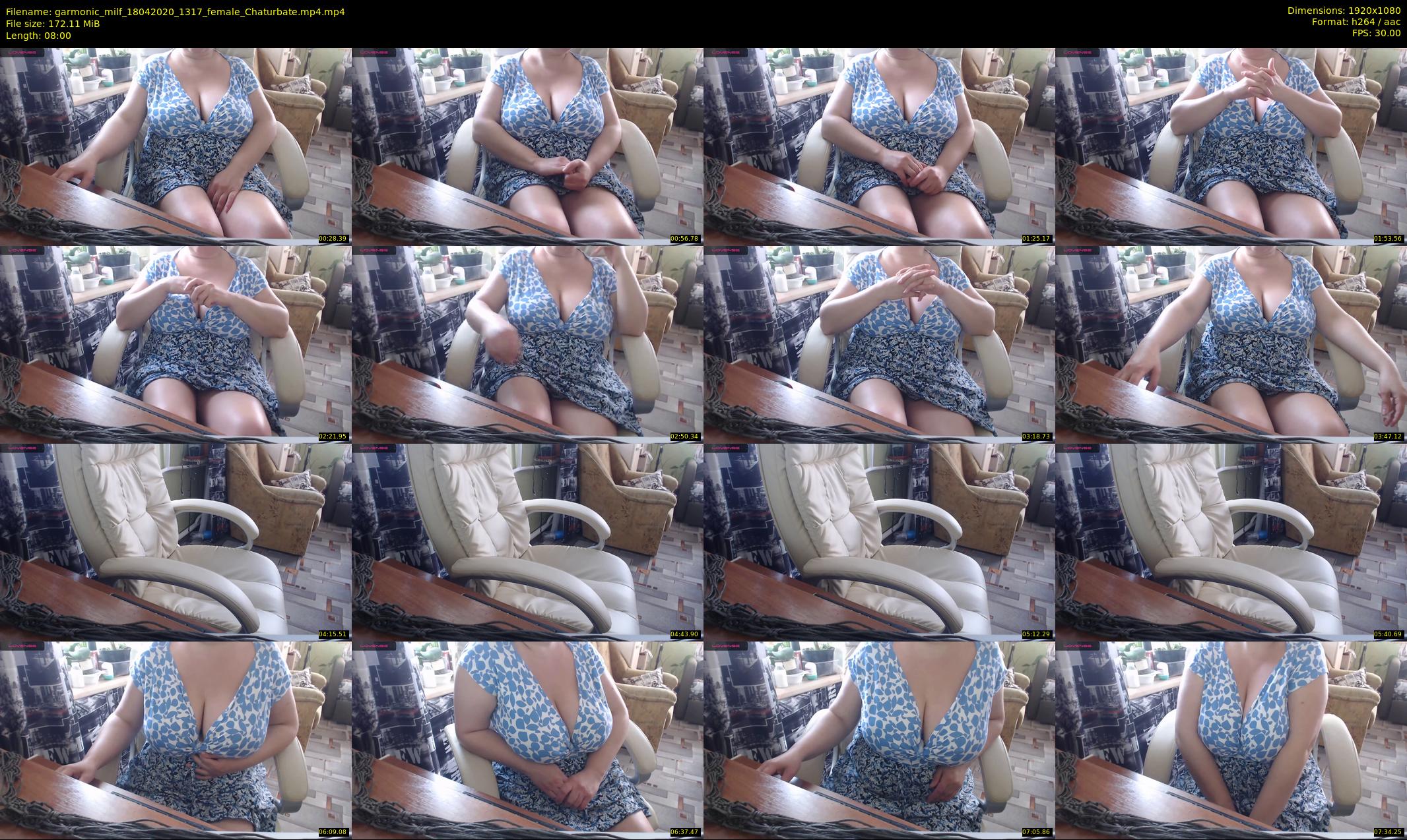 garmonic_milf — 8 minute Chaturbate female cam show recording, 1080p, Apr 18, 2020