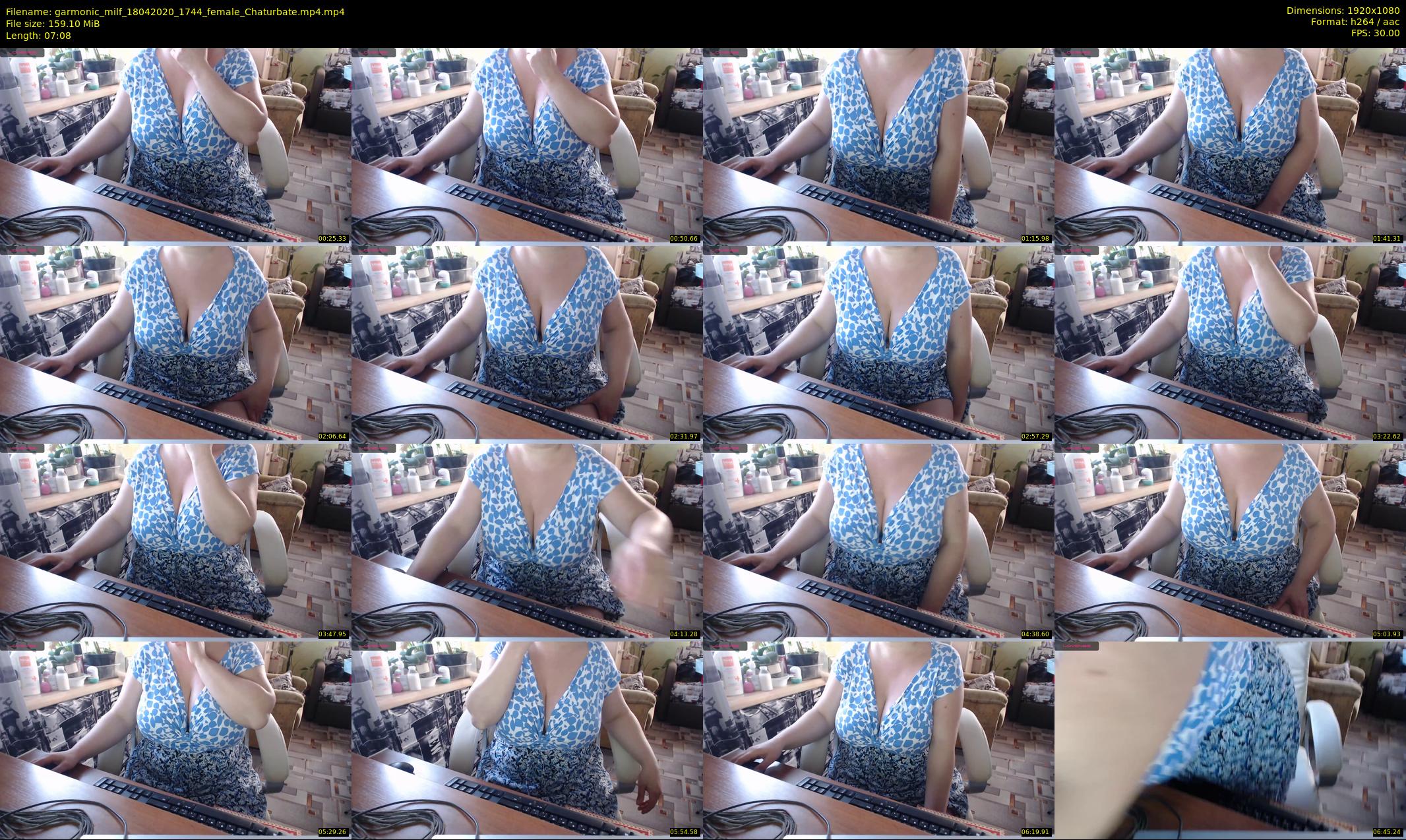 garmonic_milf — 8 minute Chaturbate female cam show recording, 1080p, Apr 18, 2020