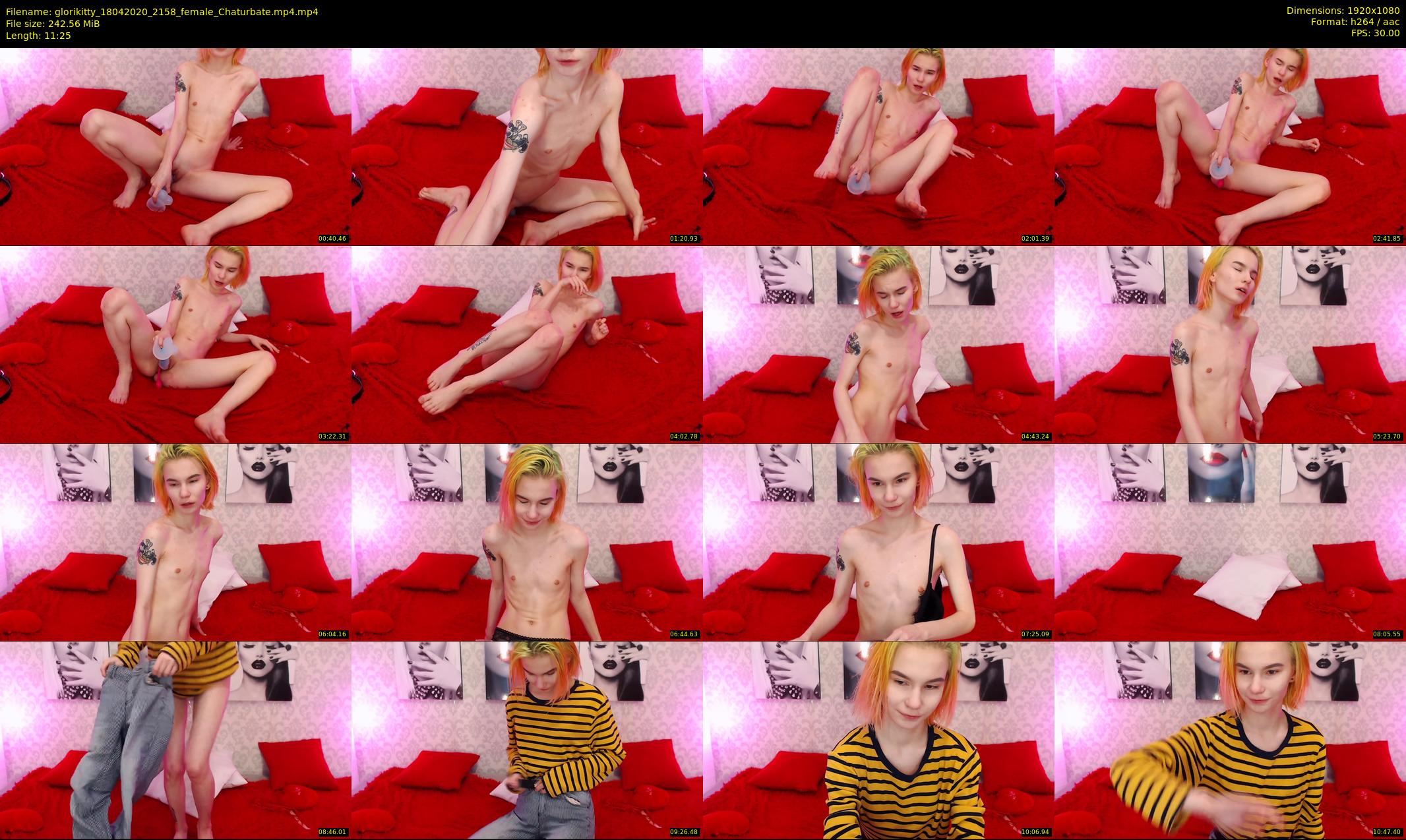 glorikitty — 12 minute Chaturbate female cam show recording, 1080p, Apr 18, 2020
