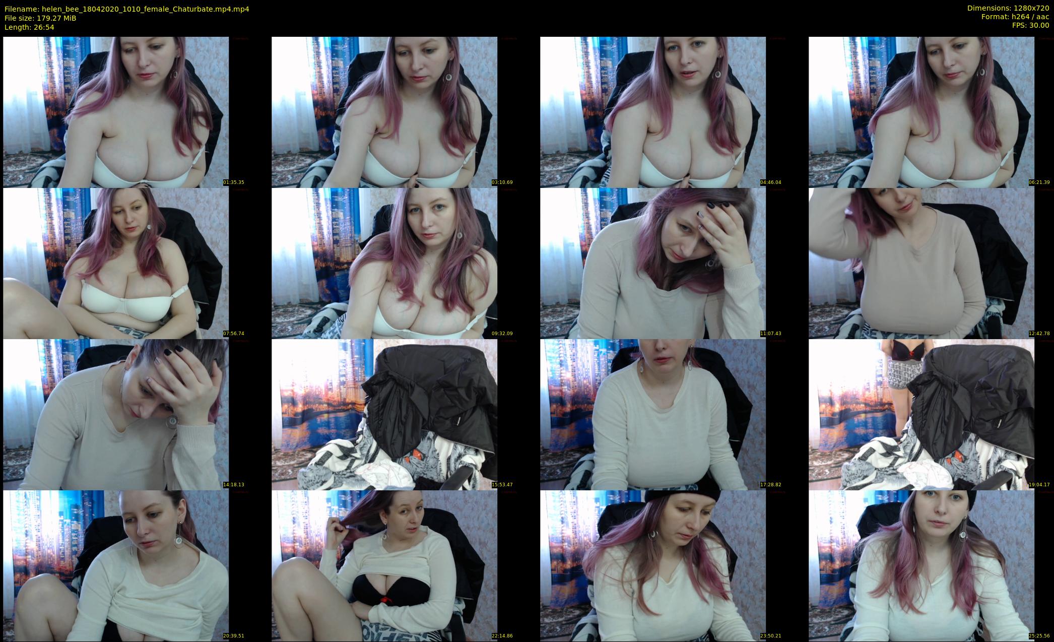 helen_bee — 27 minute Chaturbate female cam show recording, 720p, Apr 18, 2020