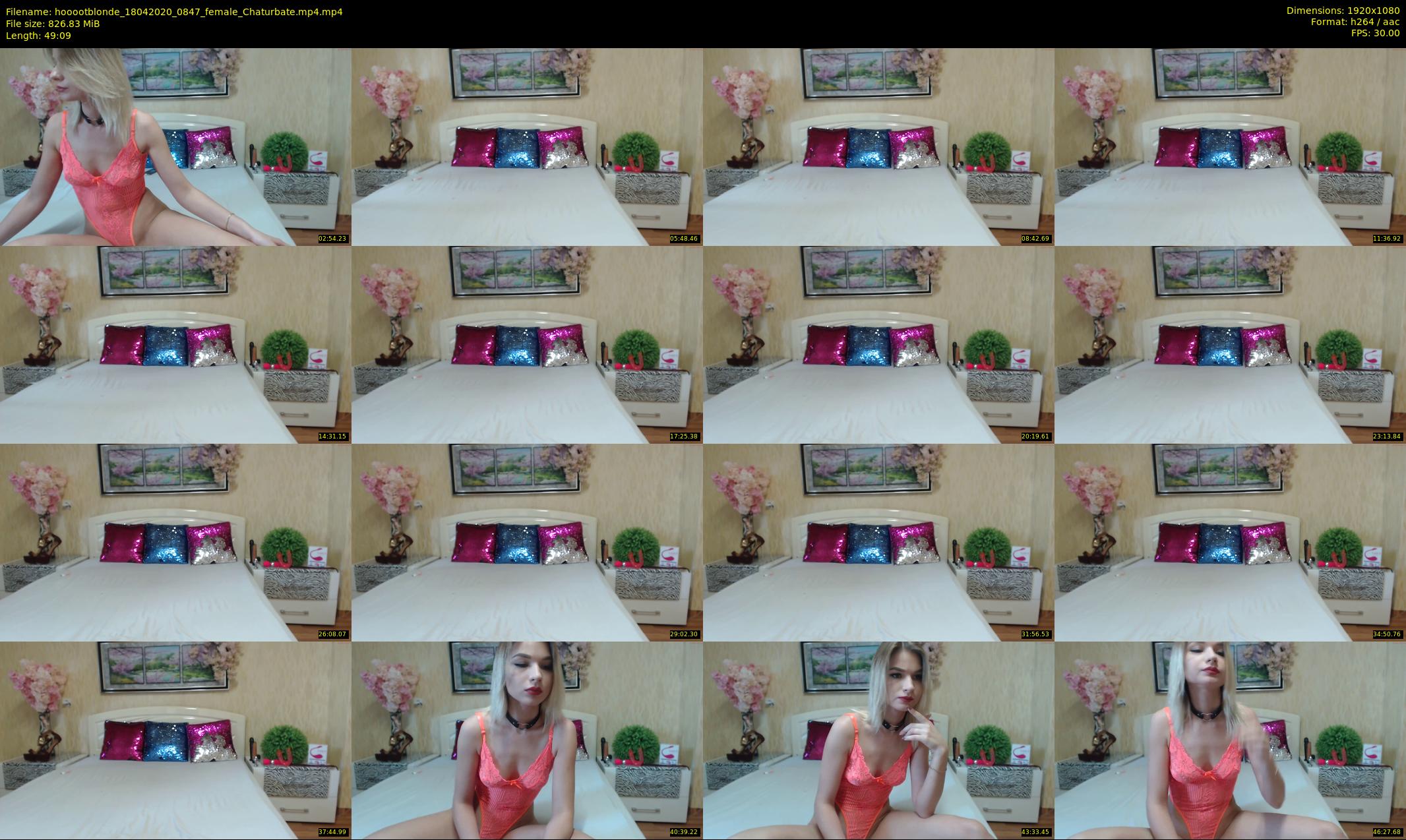 hooootblonde — 50 minute Chaturbate female cam show recording, 1080p, Apr 18, 2020