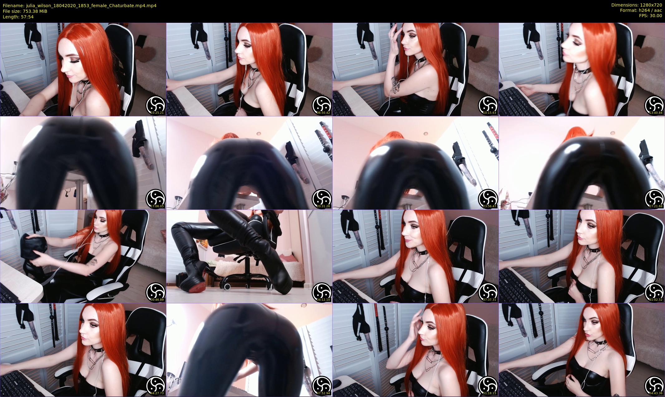 julia_wilson — 58 minute Chaturbate female cam show recording, 720p, Apr 18, 2020