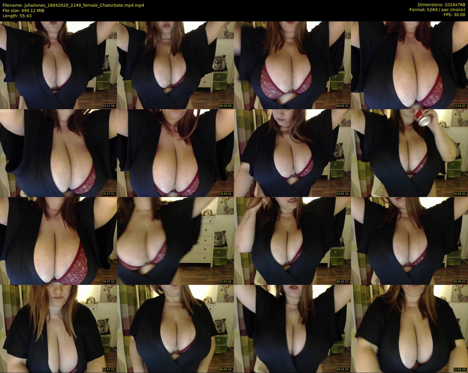 julialiones — 56 minute Chaturbate female cam show recording, 720p, Apr 18, 2020