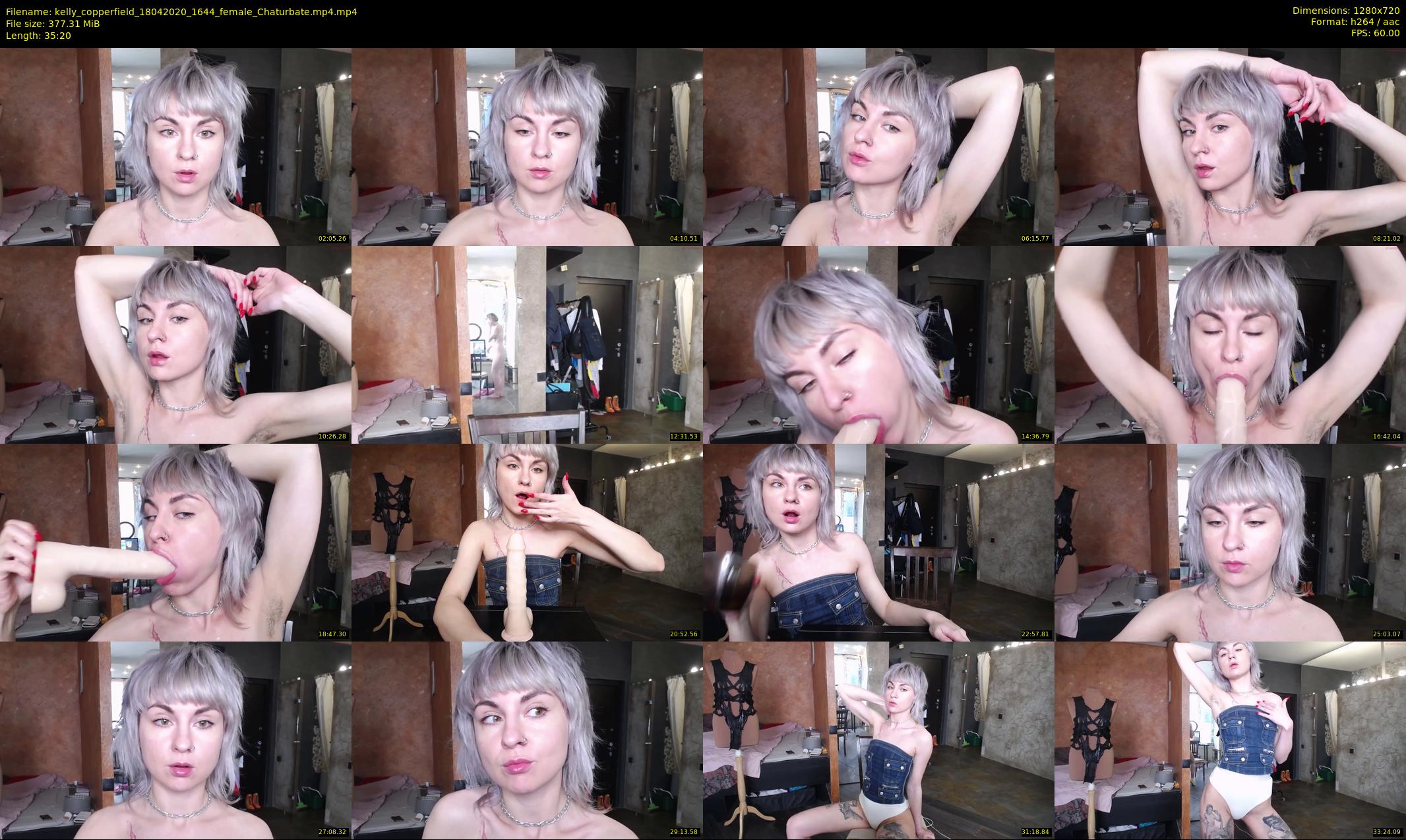 kelly_copperfield — 36 minute Chaturbate female cam show recording, 720p, Apr 18, 2020