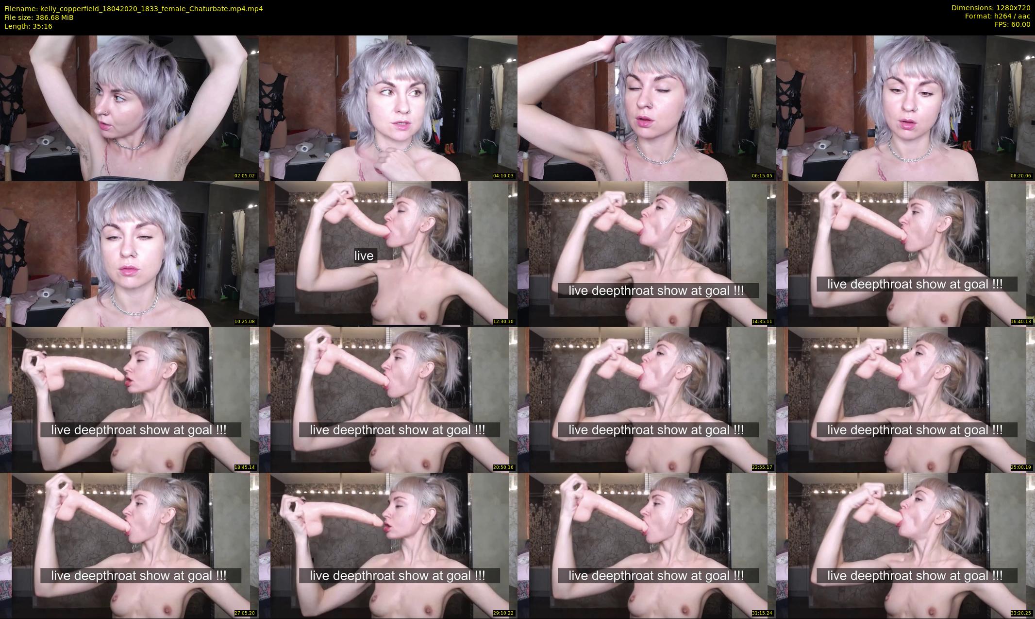 kelly_copperfield — 36 minute Chaturbate female cam show recording, 720p, Apr 18, 2020