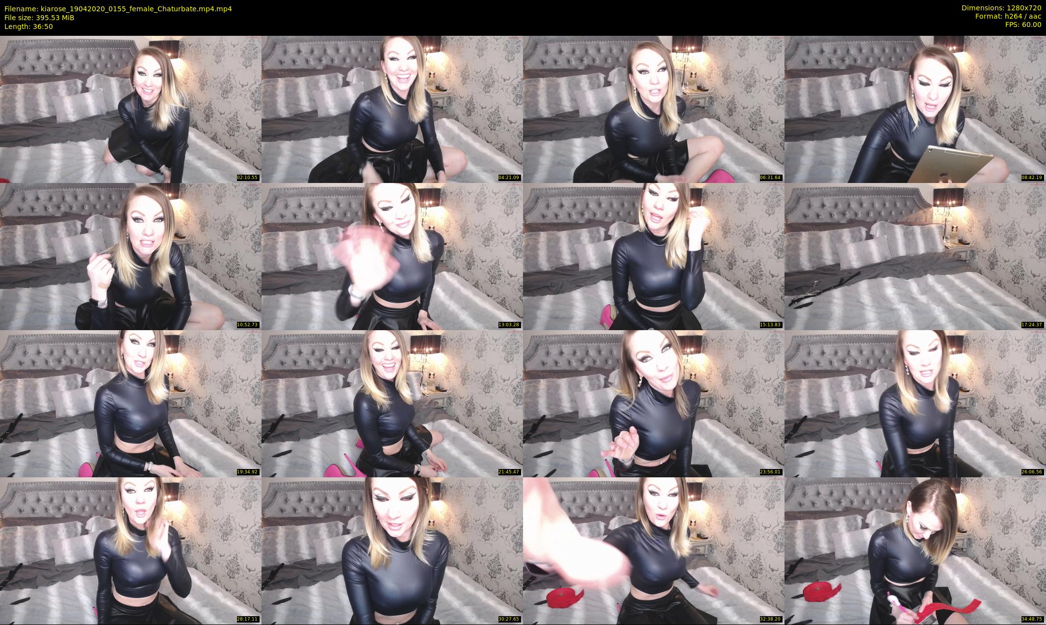 kiarose — 37 minute Chaturbate female cam show recording, 720p, Apr 19, 2020