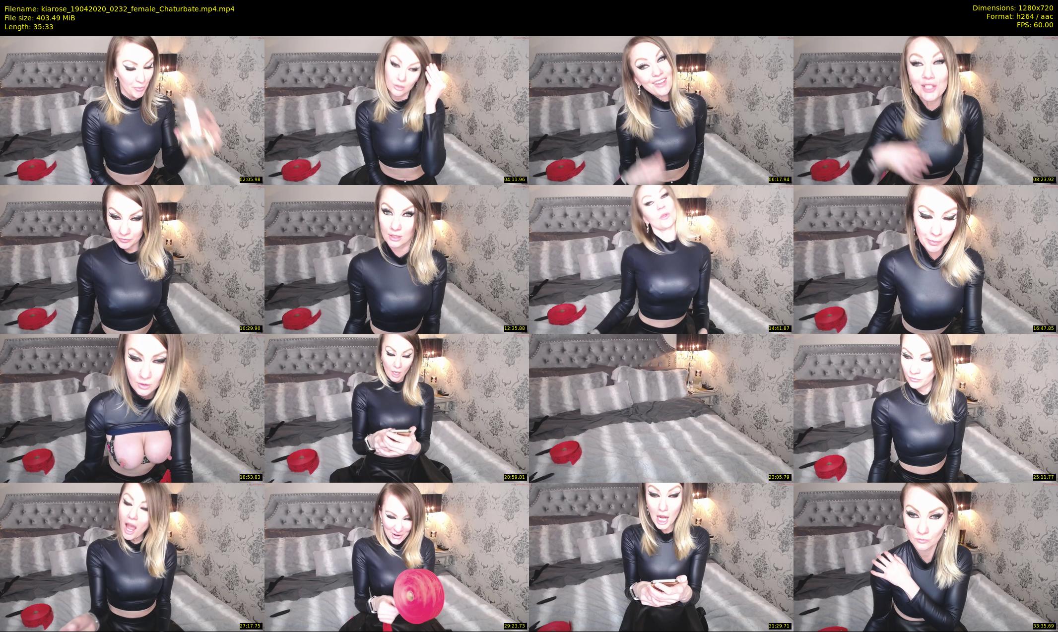 kiarose — 36 minute Chaturbate female cam show recording, 720p, Apr 19, 2020