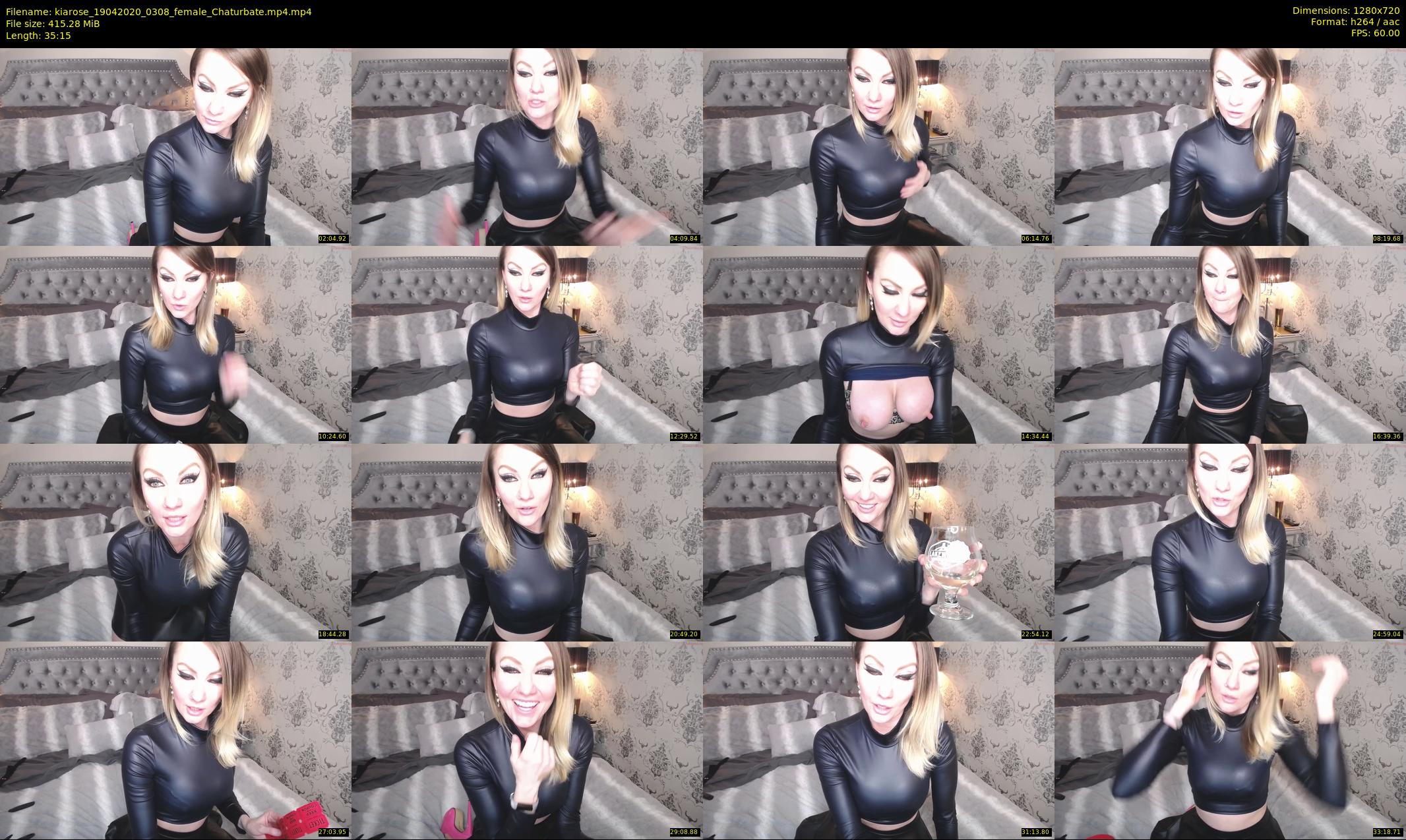 kiarose — 36 minute Chaturbate female cam show recording, 720p, Apr 19, 2020