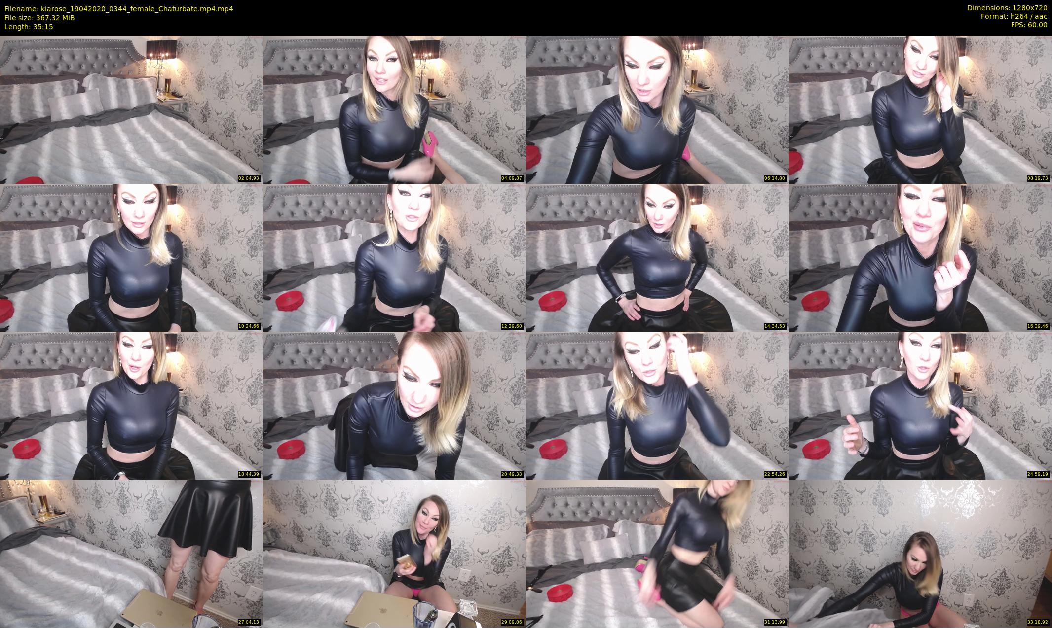 kiarose — 36 minute Chaturbate female cam show recording, 720p, Apr 19, 2020
