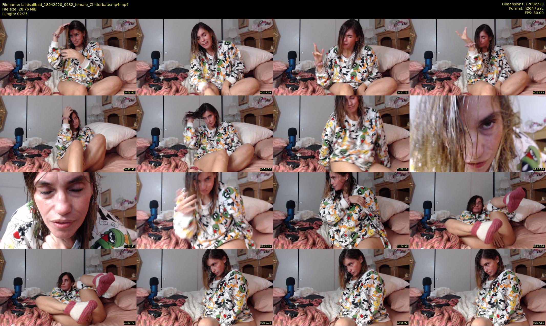 lalaisallbad — 3 minute Chaturbate female cam show recording, 720p, Apr 18, 2020