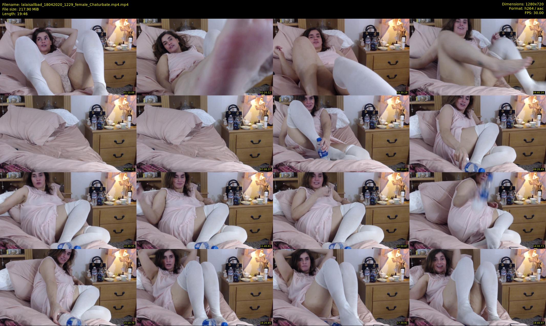 lalaisallbad — 20 minute Chaturbate female cam show recording, 720p, Apr 18, 2020