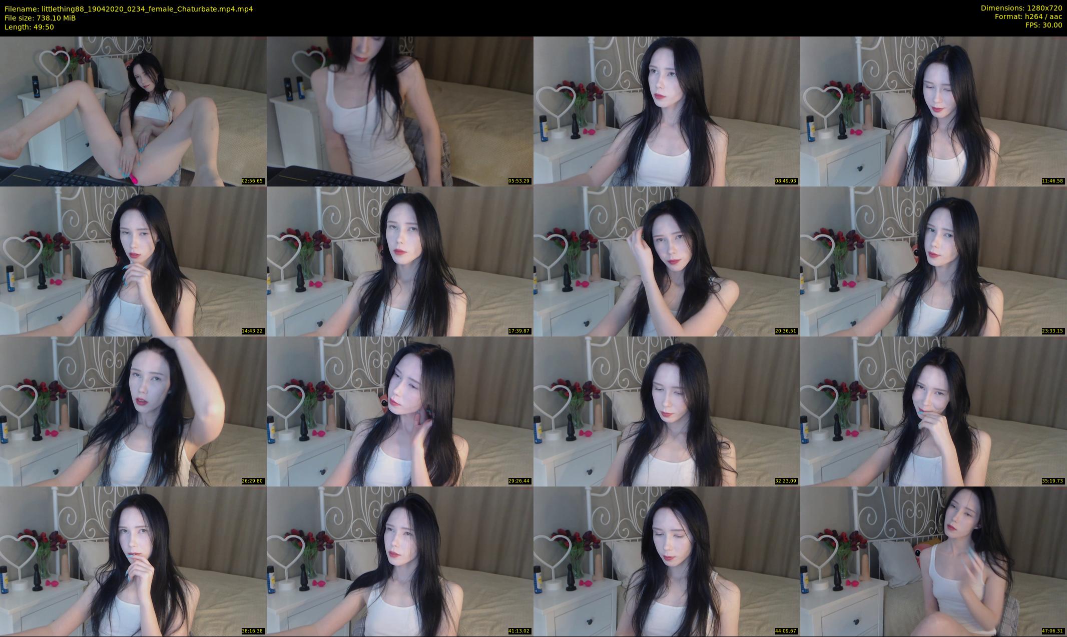 littlething88 — 50 minute Chaturbate female cam show recording, 720p, Apr 19, 2020