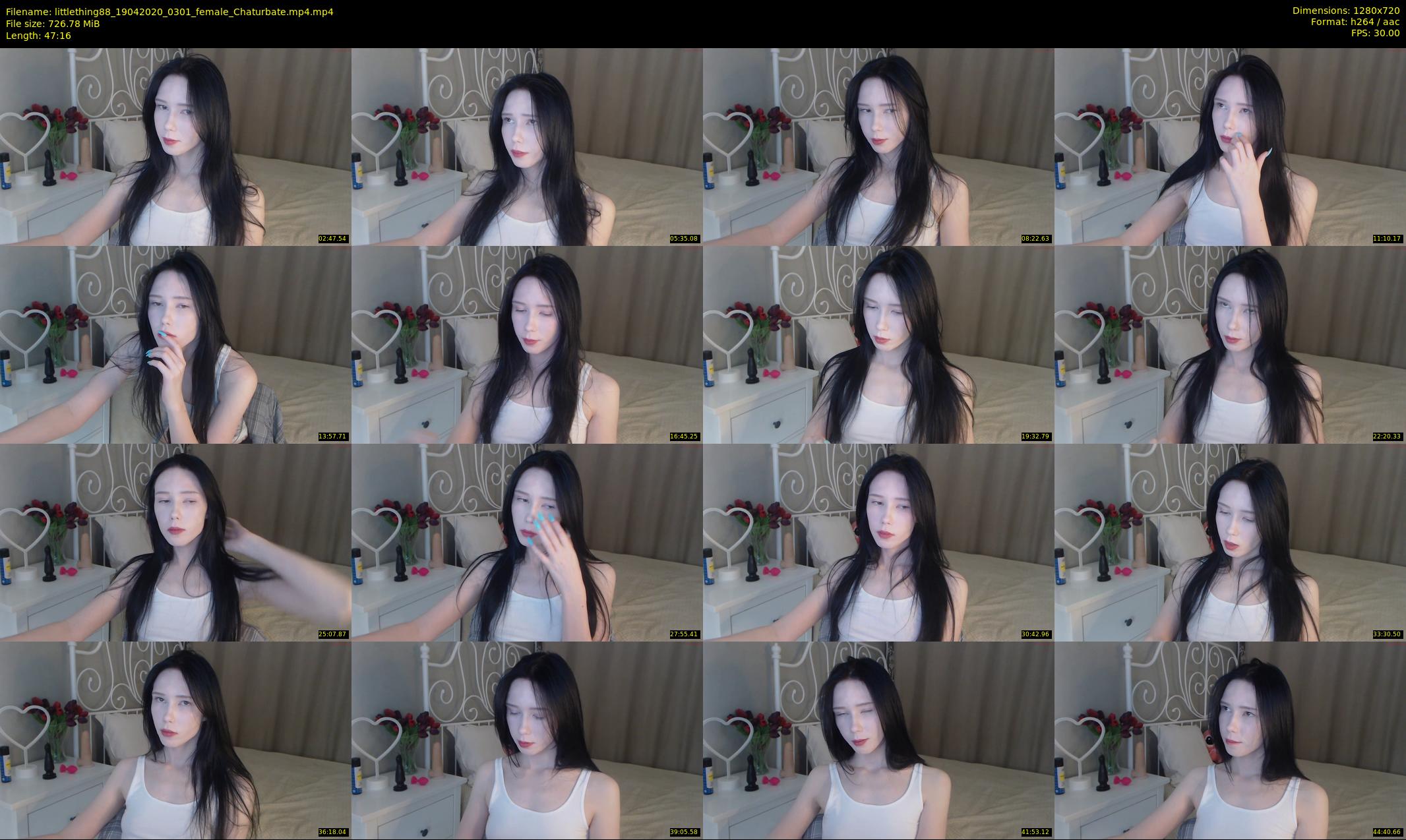 littlething88 — 48 minute Chaturbate female cam show recording, 720p, Apr 19, 2020