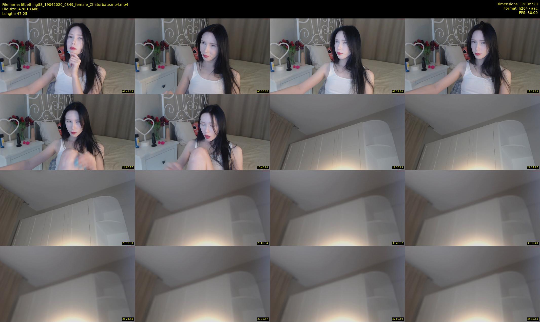 littlething88 — 48 minute Chaturbate female cam show recording, 720p, Apr 19, 2020