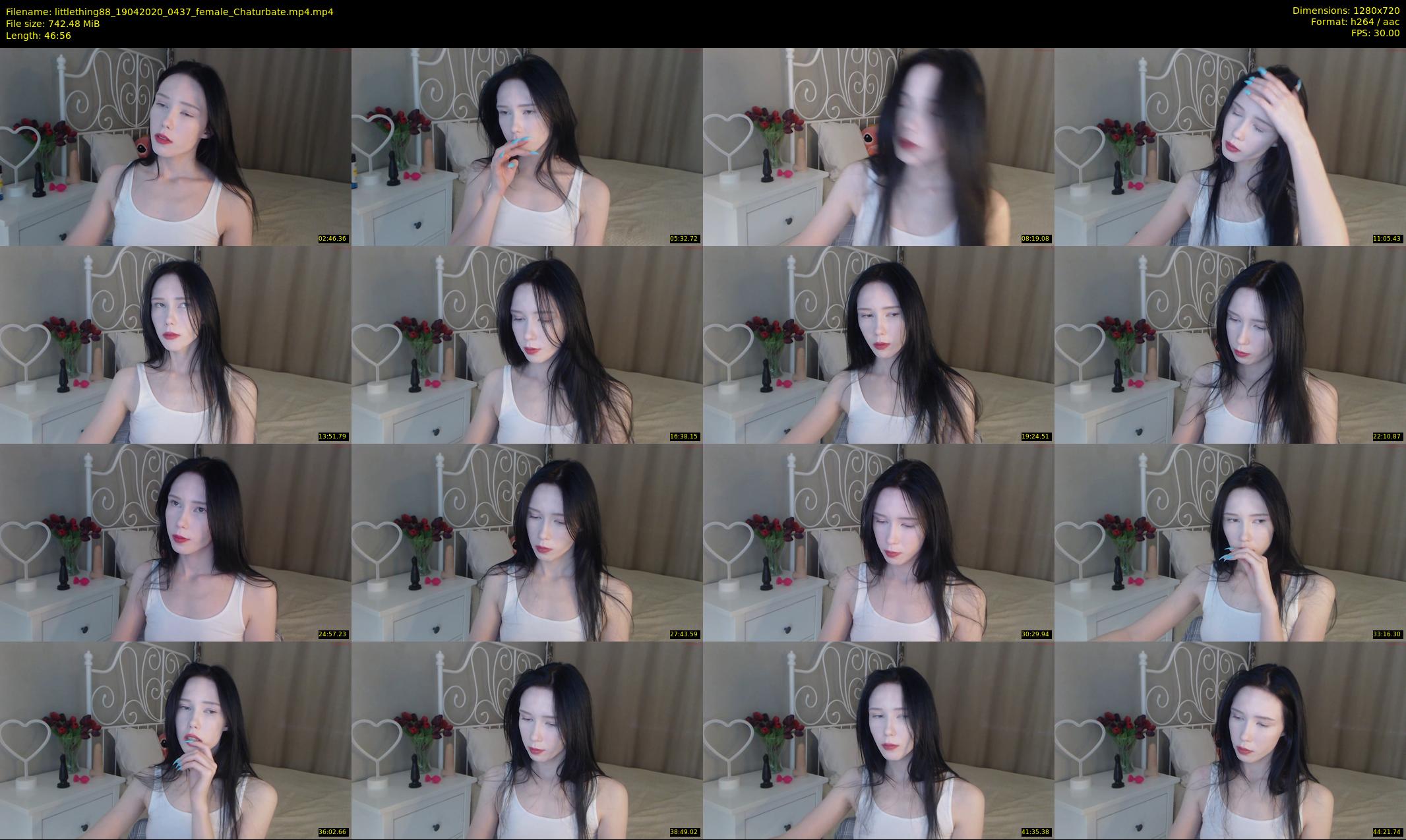littlething88 — 47 minute Chaturbate female cam show recording, 720p, Apr 19, 2020