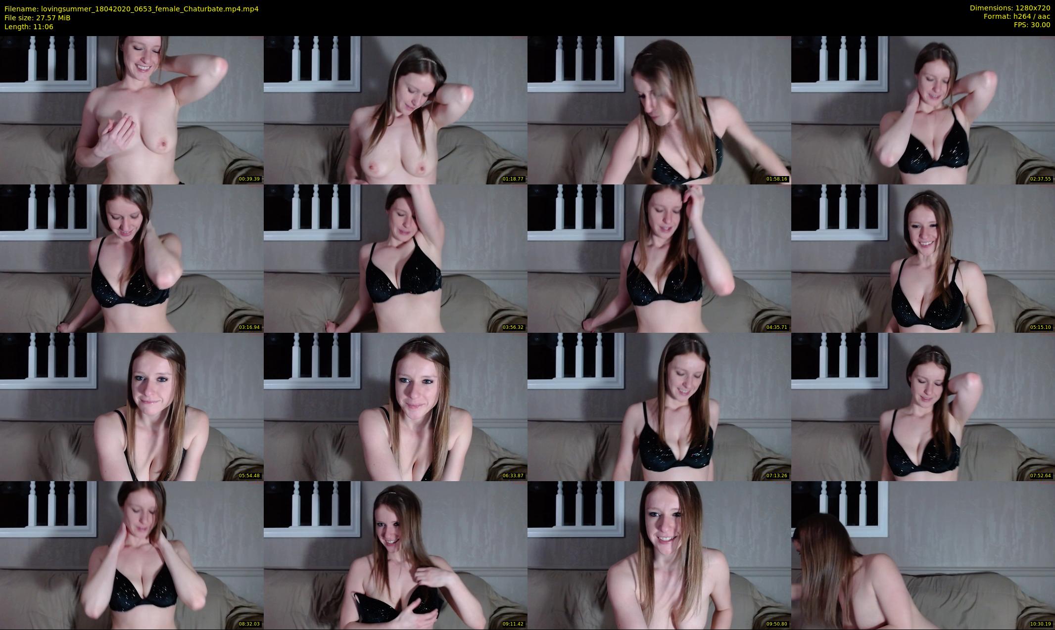 lovingsummer — 12 minute Chaturbate female cam show recording, 720p, Apr 18, 2020