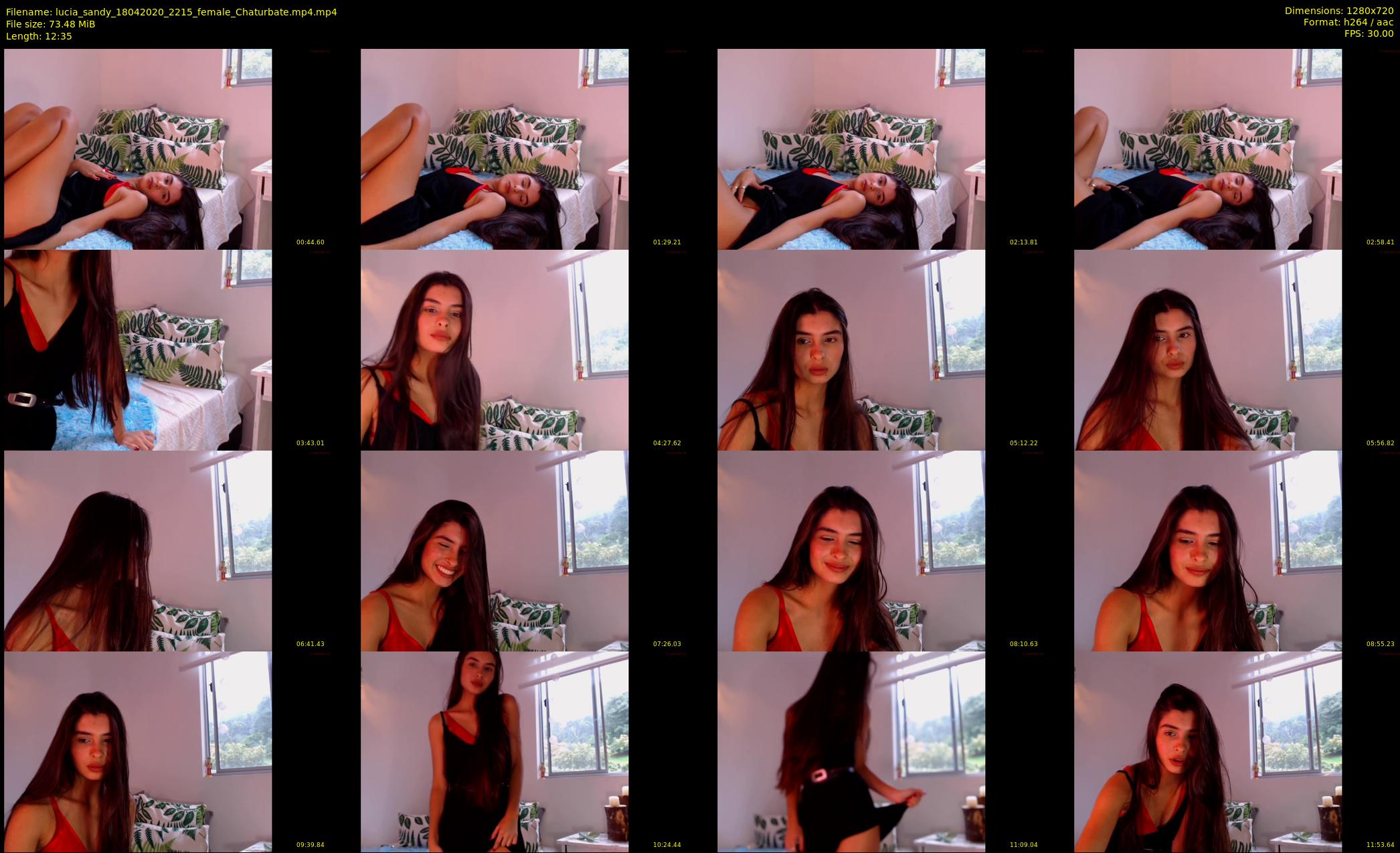 lucia_sandy — 13 minute Chaturbate female cam show recording, 720p, Apr 18, 2020