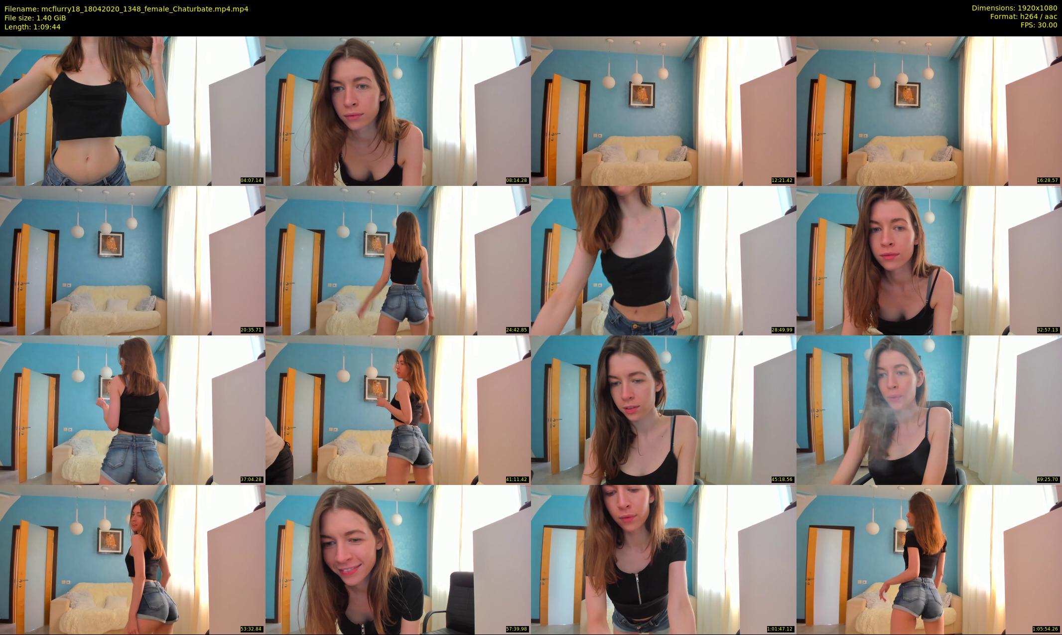 mcflurry18 — 70 minute Chaturbate female cam show recording, 1080p, Apr 18, 2020