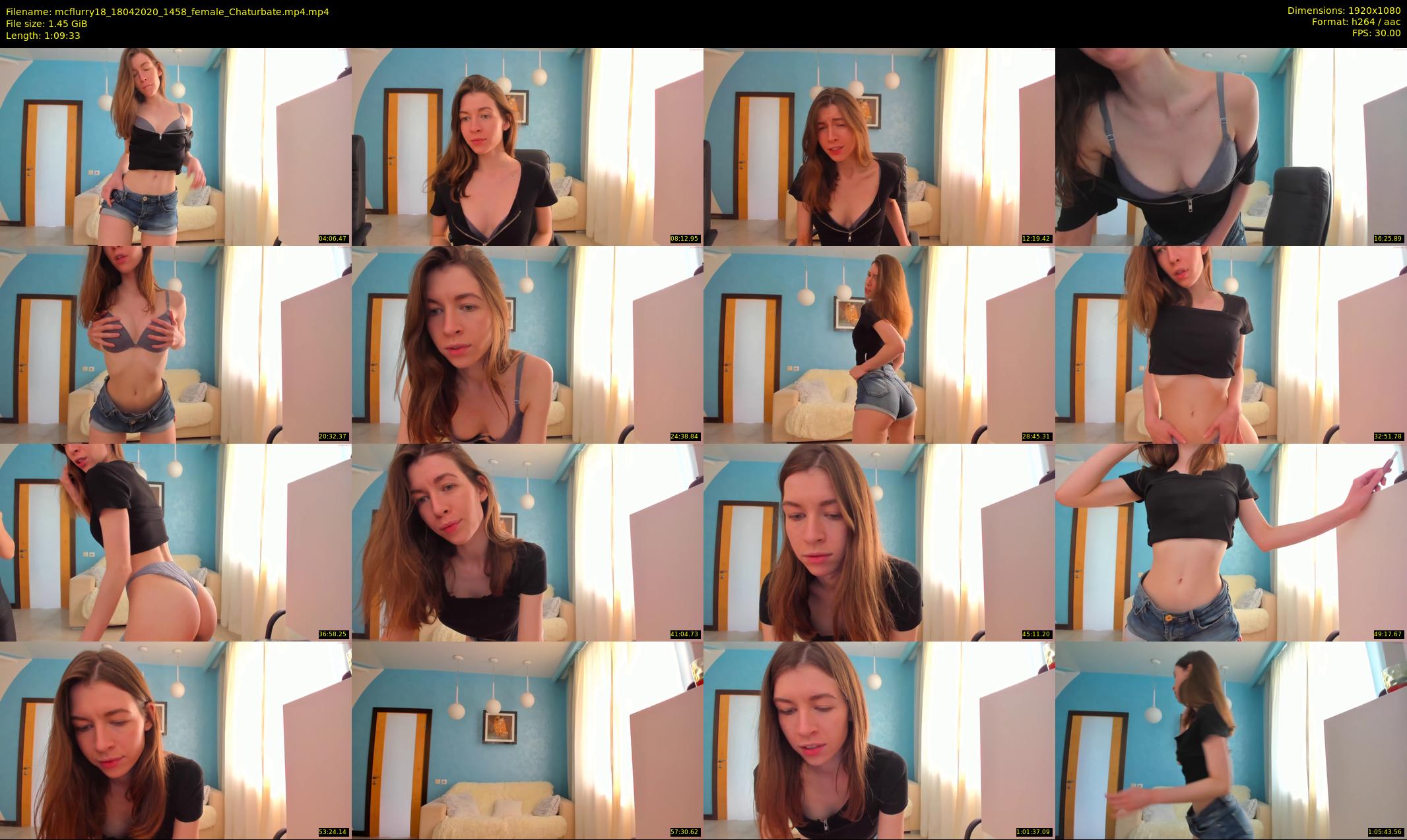 mcflurry18 — 70 minute Chaturbate female cam show recording, 1080p, Apr 18, 2020