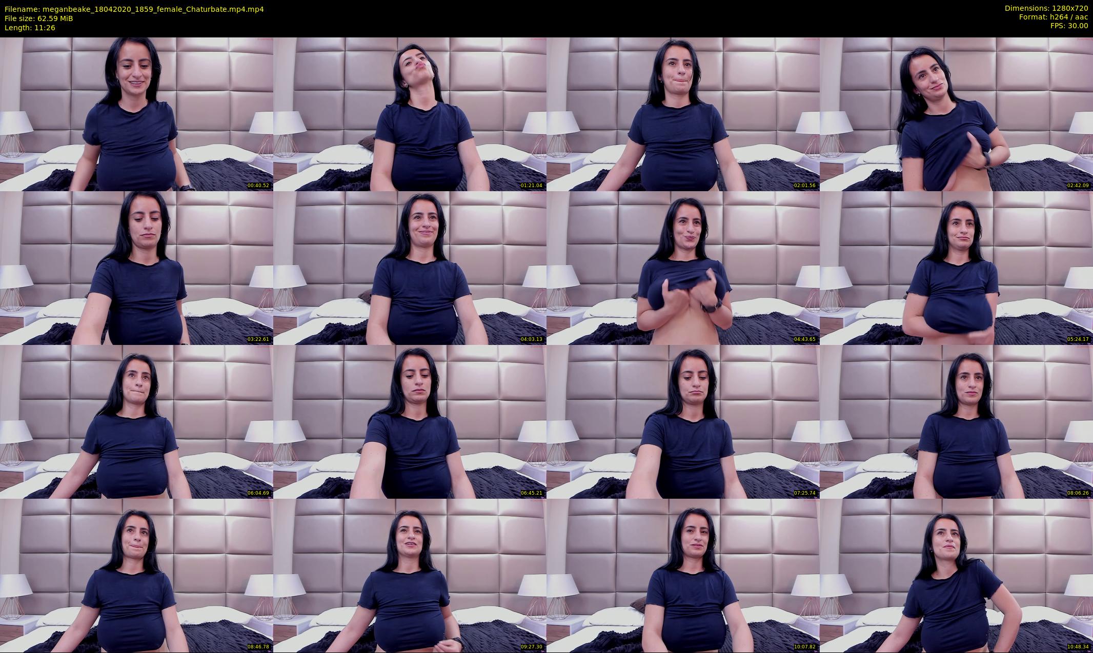 meganbeake — 12 minute Chaturbate female cam show recording, 720p, Apr 18, 2020