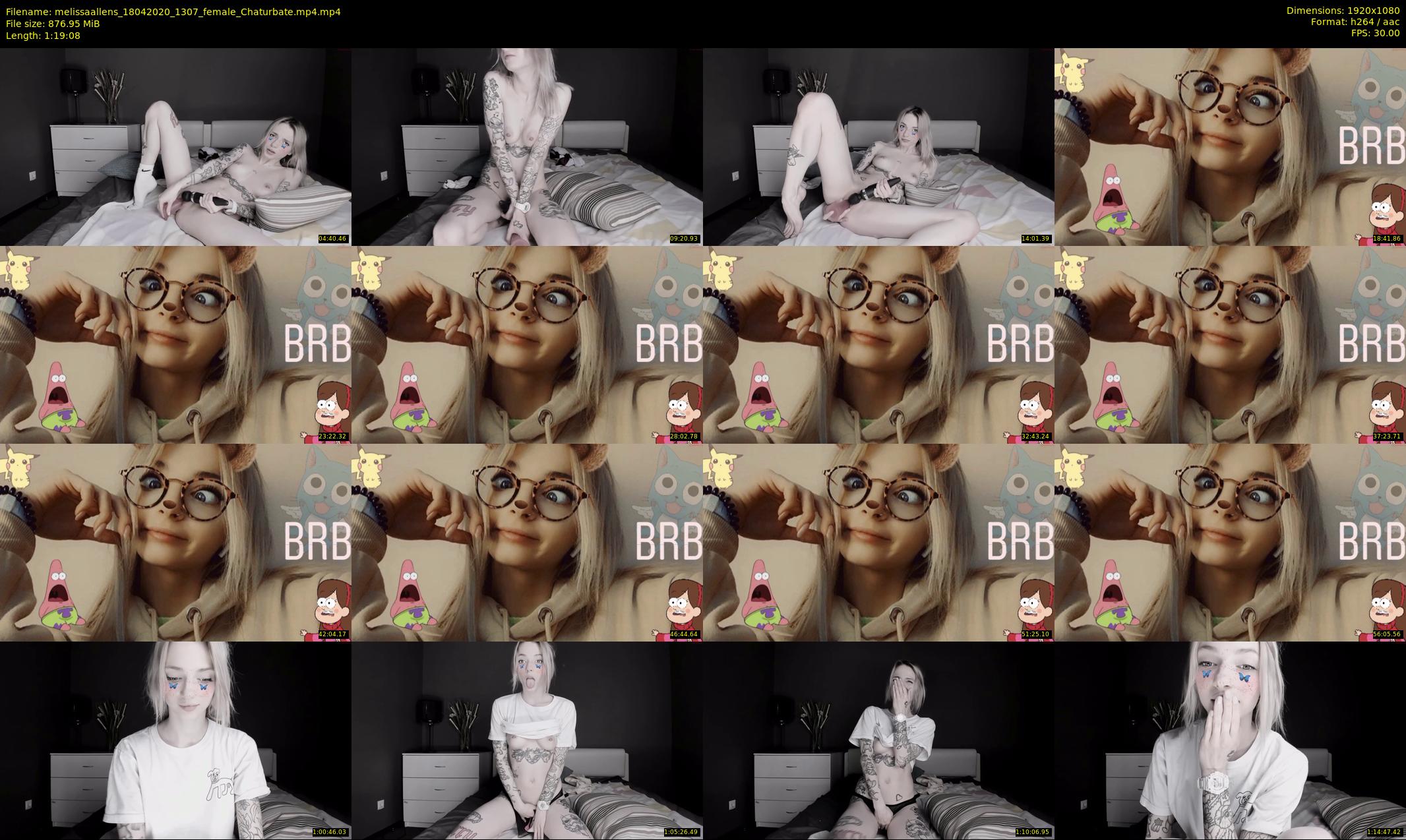 melissaallens — 80 minute Chaturbate female cam show recording, 1080p, Apr 18, 2020