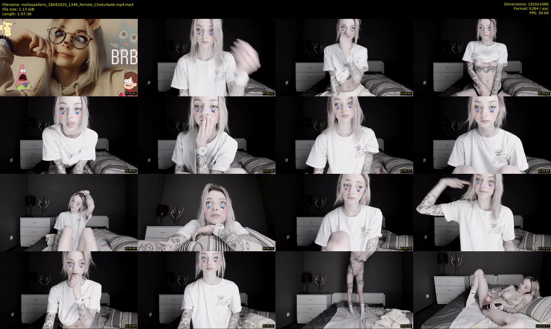 melissaallens — 68 minute Chaturbate female cam show recording, 1080p, Apr 18, 2020