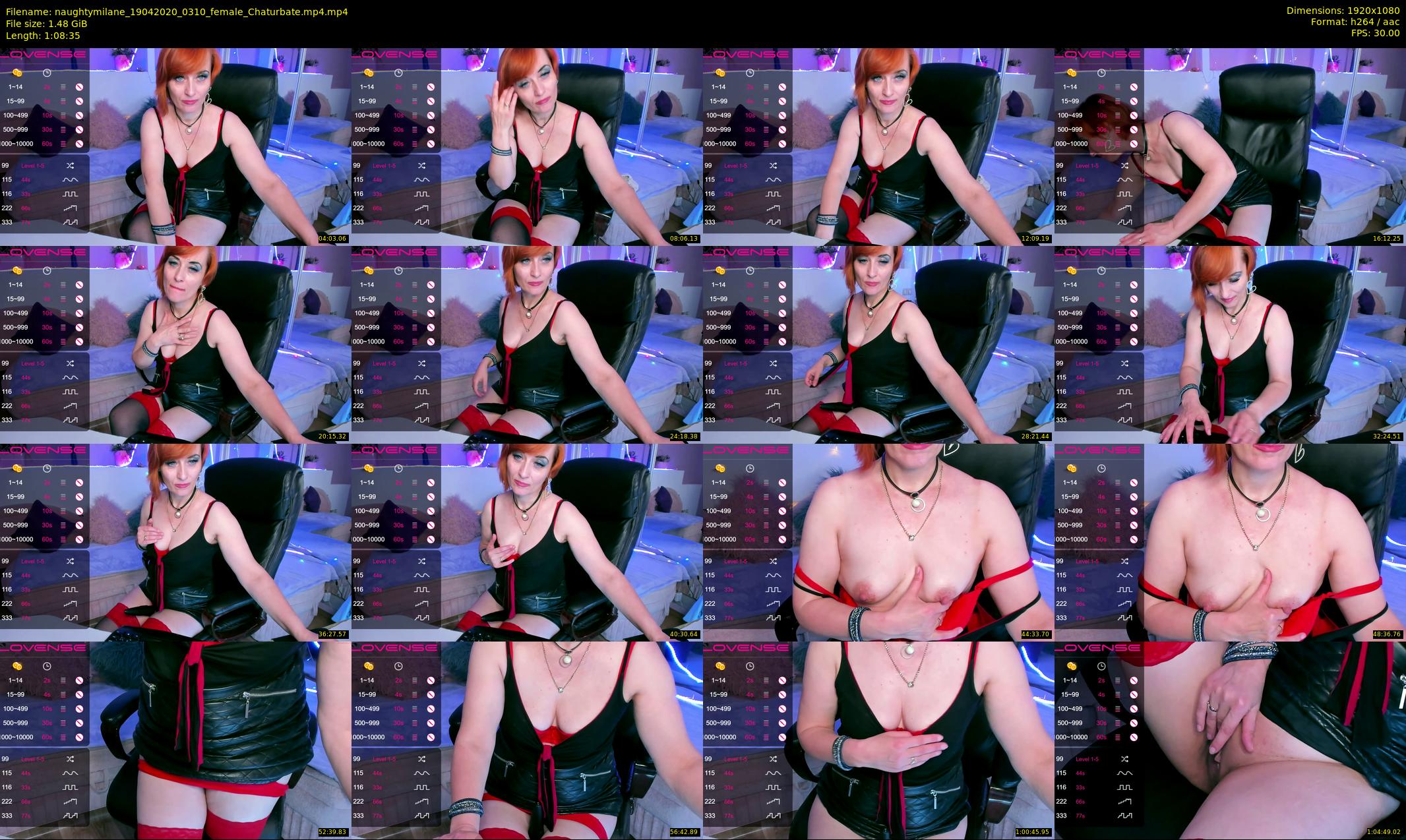 naughtymilane — 69 minute Chaturbate female cam show recording, 1080p, Apr 19, 2020