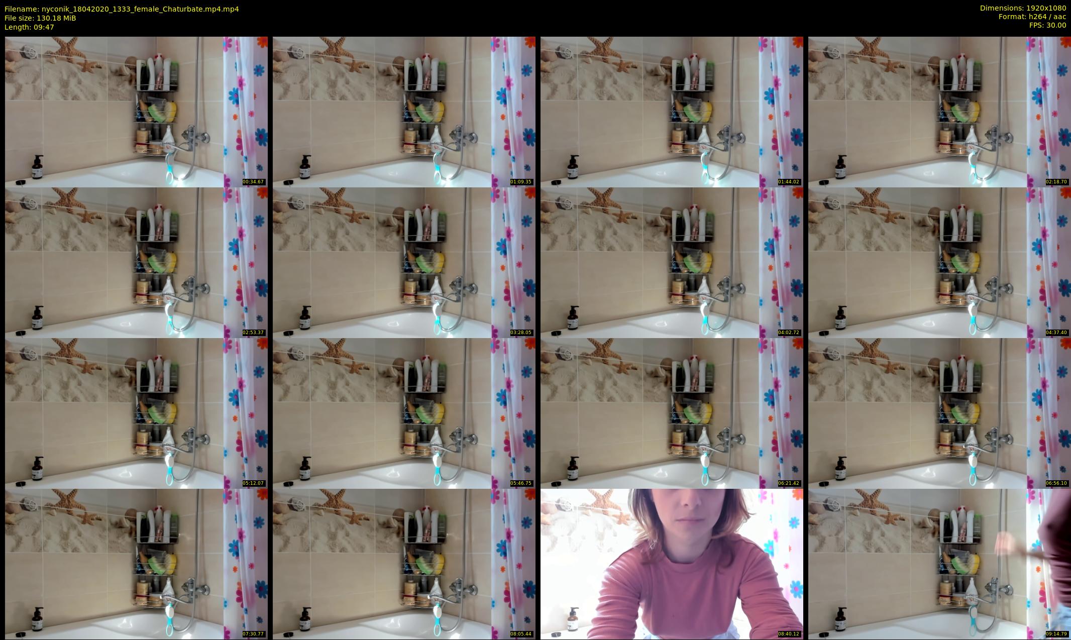 nyconik — 10 minute Chaturbate female cam show recording, 1080p, Apr 18, 2020