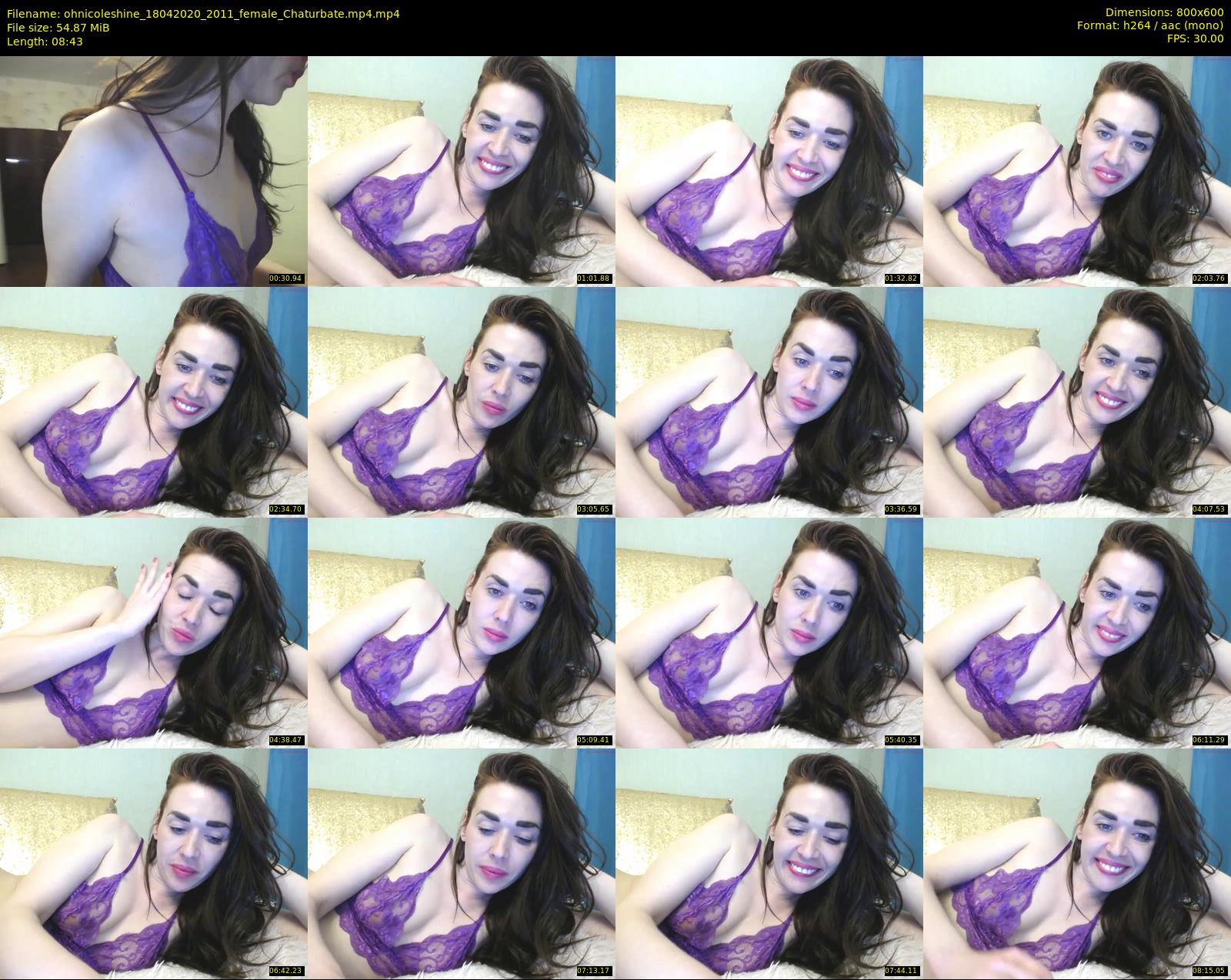 ohnicoleshine — 9 minute Chaturbate female cam show recording, 480p, Apr 18, 2020