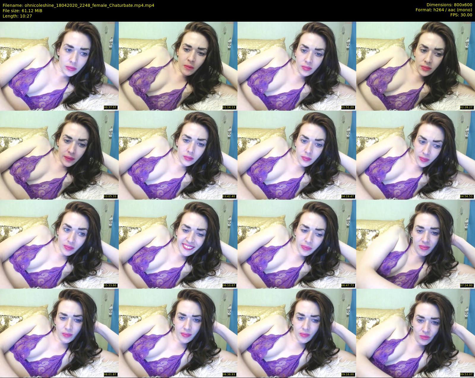 ohnicoleshine — 11 minute Chaturbate female cam show recording, 480p, Apr 18, 2020