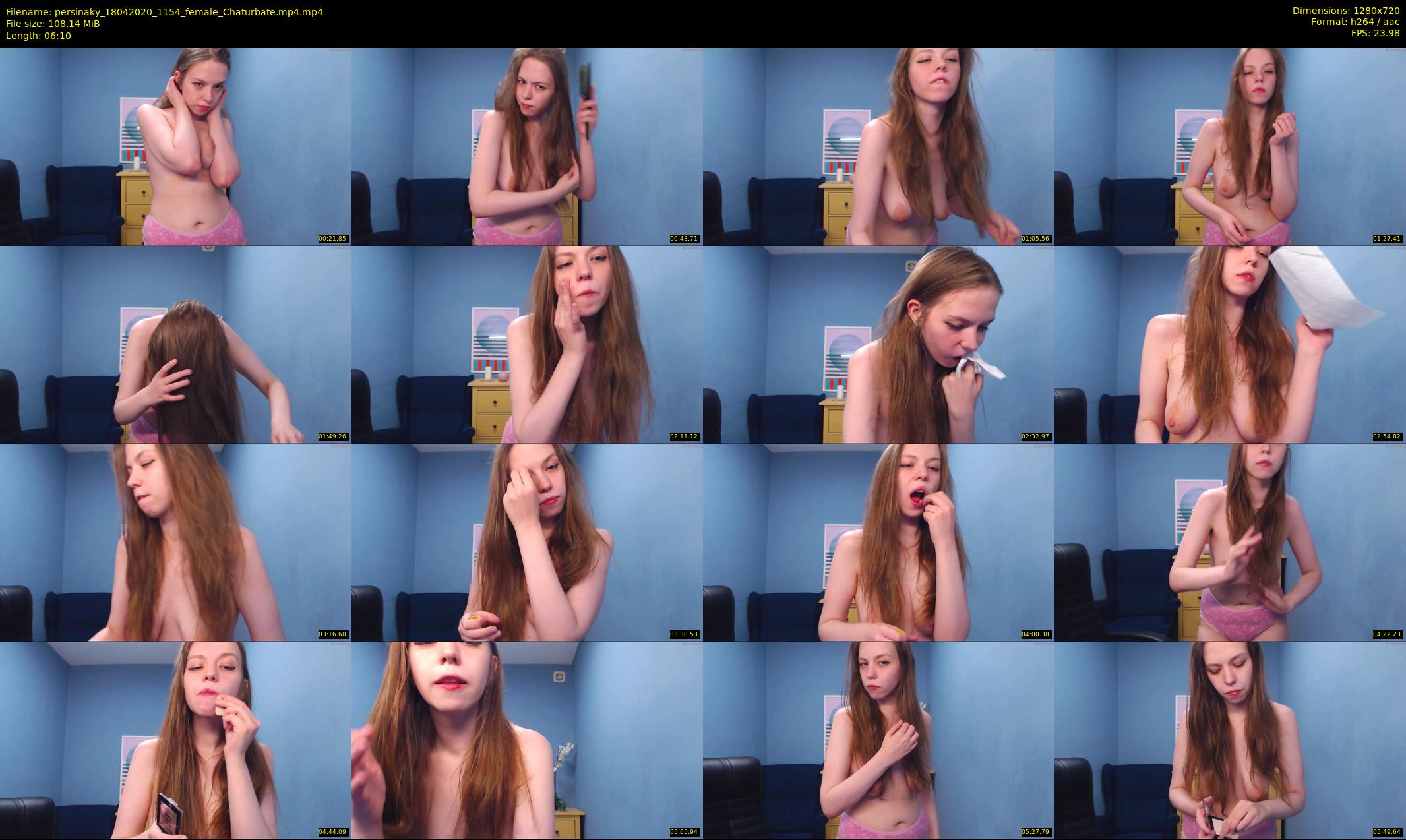 persinaky — 7 minute Chaturbate female cam show recording, 720p, Apr 18, 2020