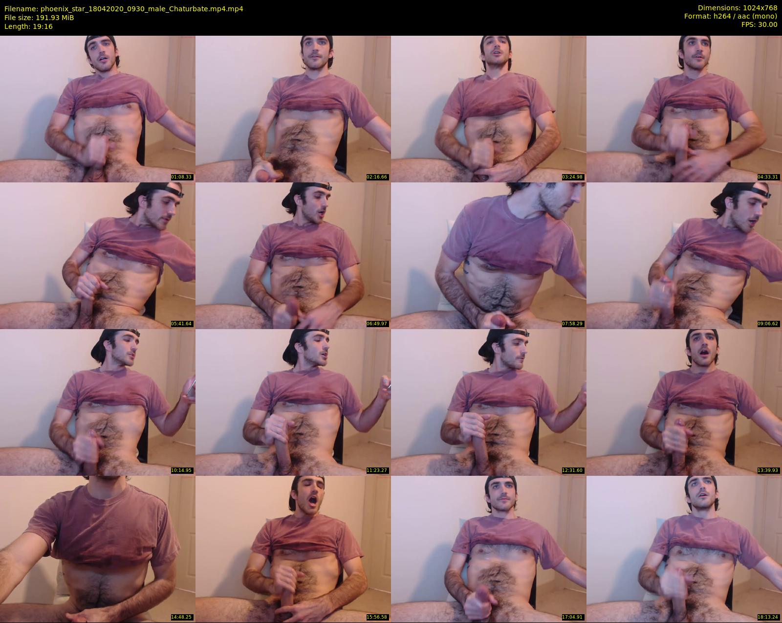phoenix_star — 20 minute Chaturbate male cam show recording, 720p, Apr 18, 2020