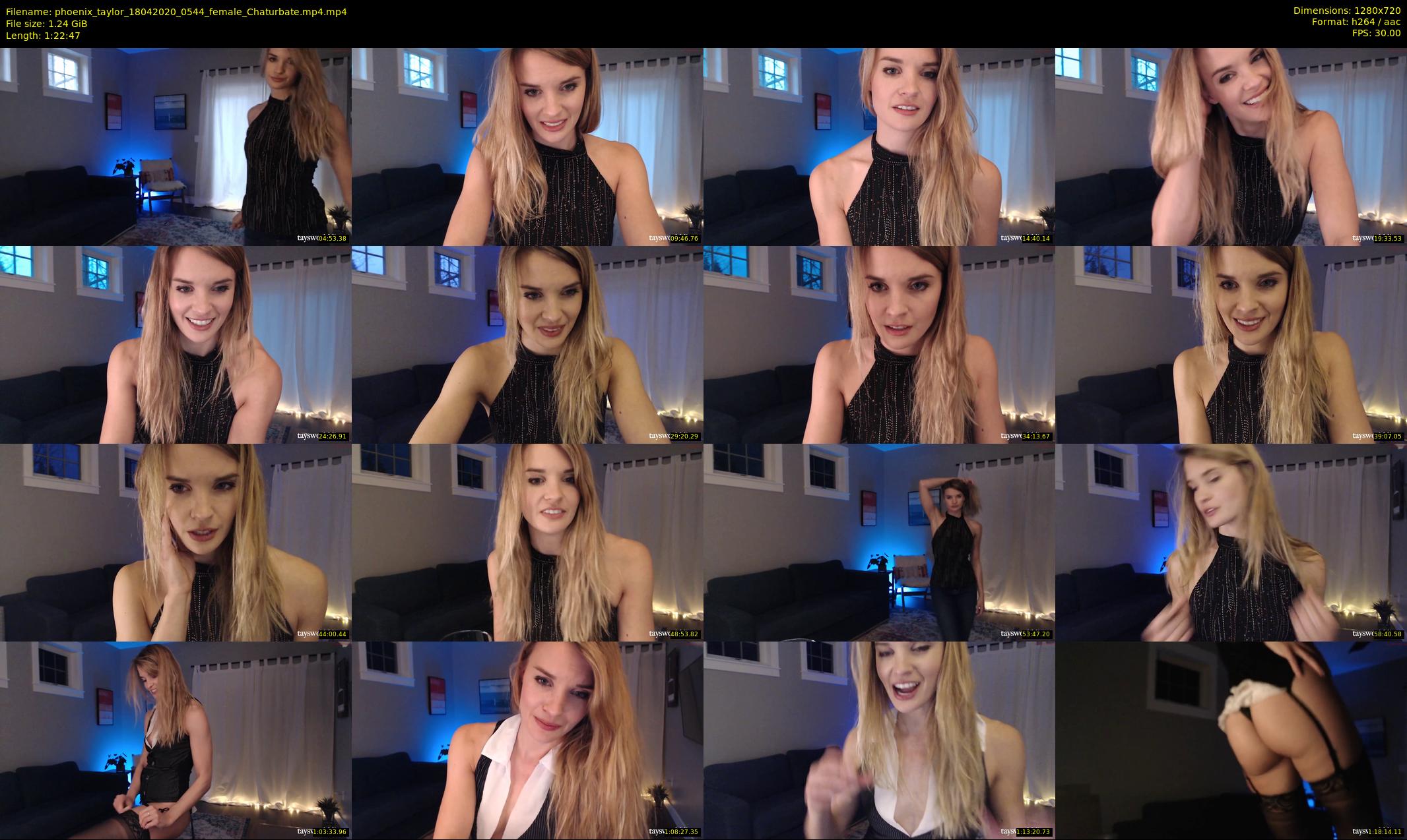 phoenix_taylor — 83 minute Chaturbate female cam show recording, 720p, Apr 18, 2020