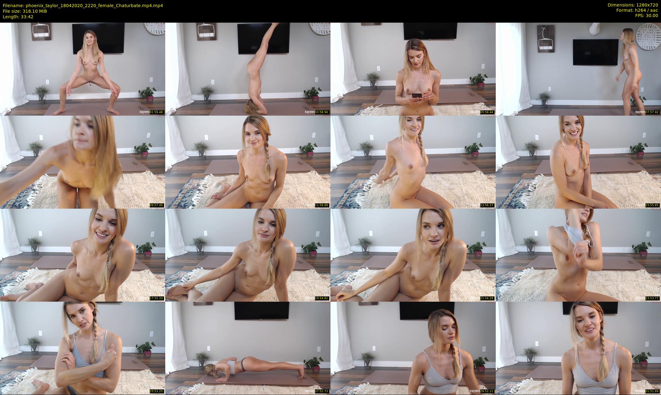 phoenix_taylor — 34 minute Chaturbate female cam show recording, 720p, Apr 18, 2020