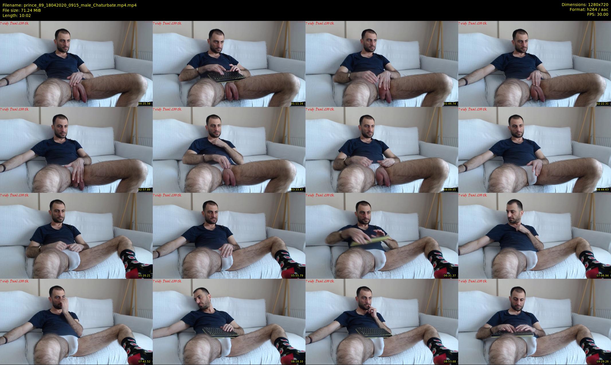 prince_89 — 11 minute Chaturbate male cam show recording, 720p, Apr 18, 2020