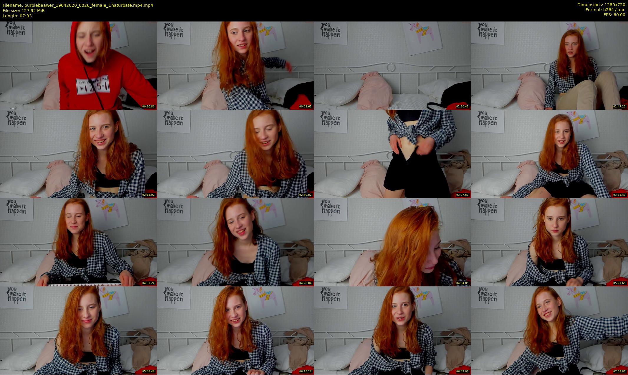 purplebeawer — 8 minute Chaturbate female cam show recording, 720p, Apr 19, 2020