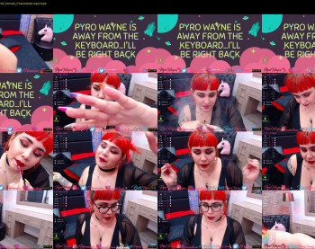 pyrowayne — 54 minute Chaturbate female cam show recording, 720p, Apr 19, 2020