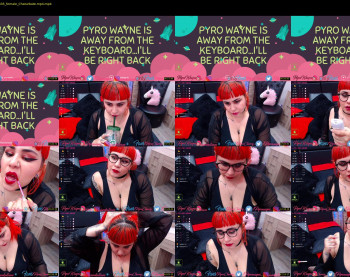 pyrowayne — 54 minute Chaturbate female cam show recording, 720p, Apr 19, 2020