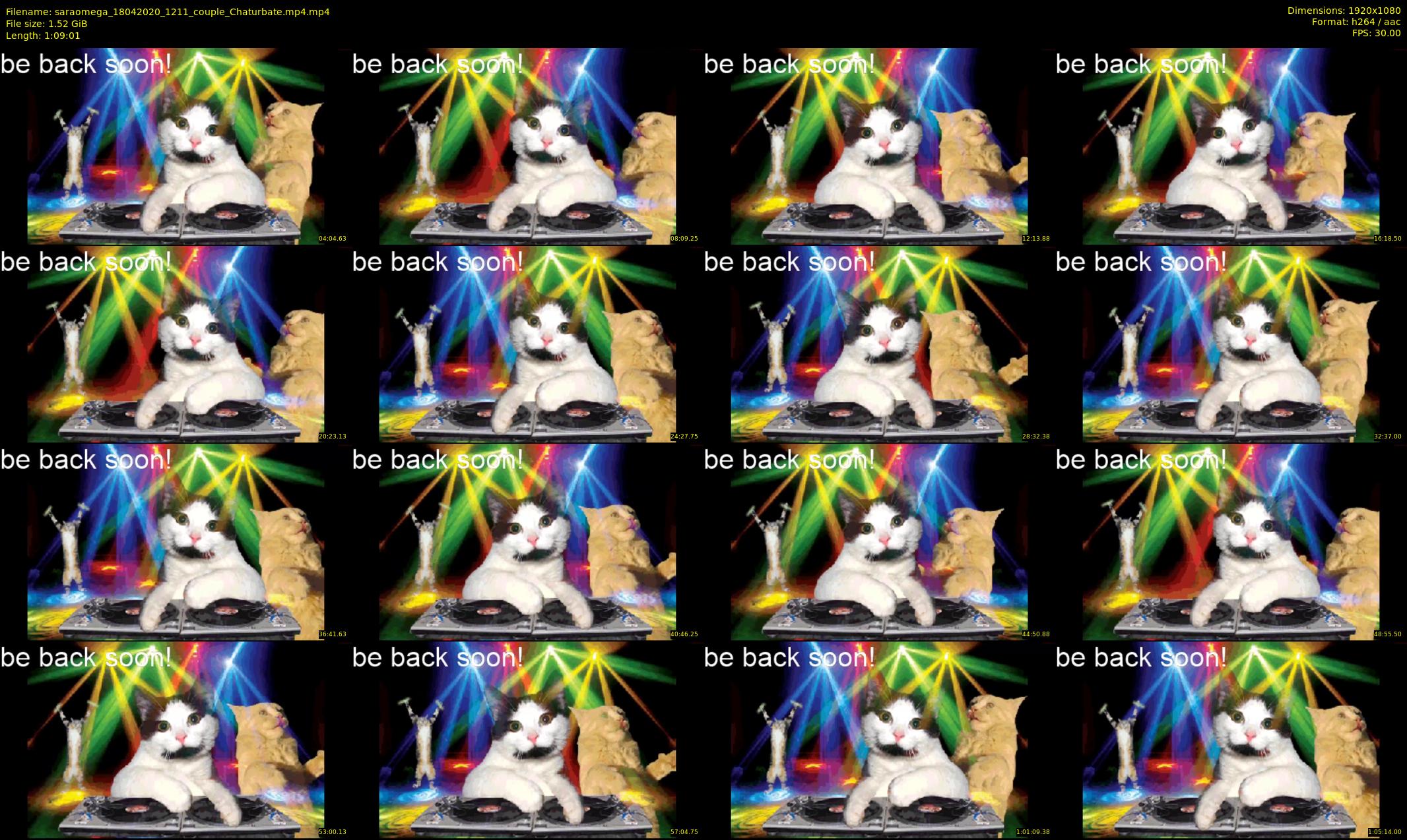 saraomega — 70 minute Chaturbate couple cam show recording, 1080p, Apr 18, 2020
