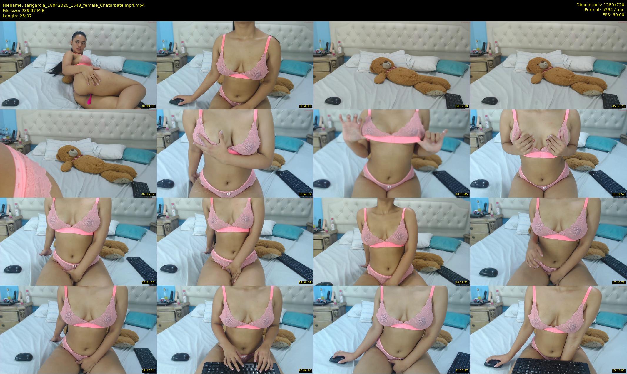 sarigarcia — 26 minute Chaturbate female cam show recording, 720p, Apr 18, 2020