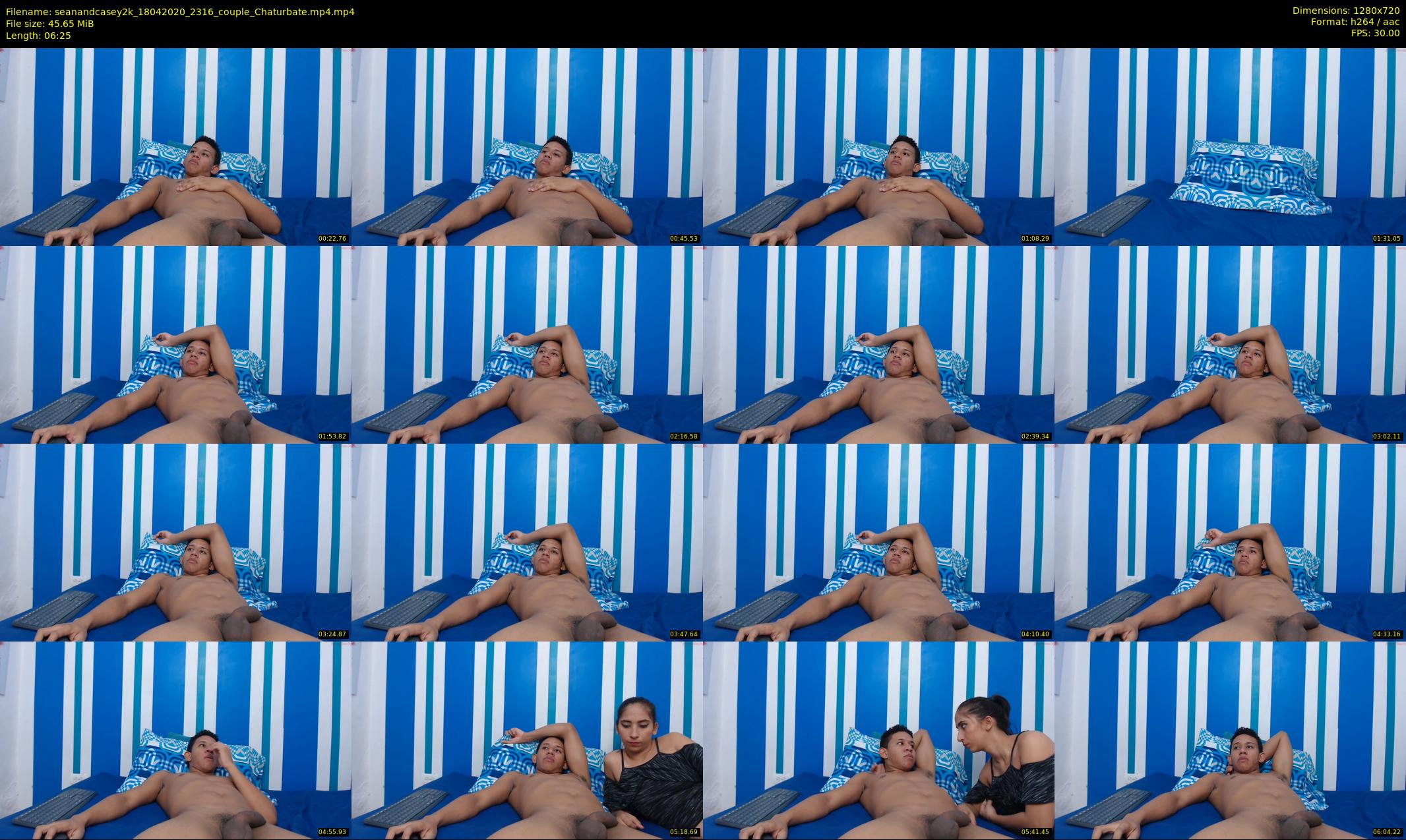 seanandcasey2k — 7 minute Chaturbate couple cam show recording, 720p, Apr 18, 2020
