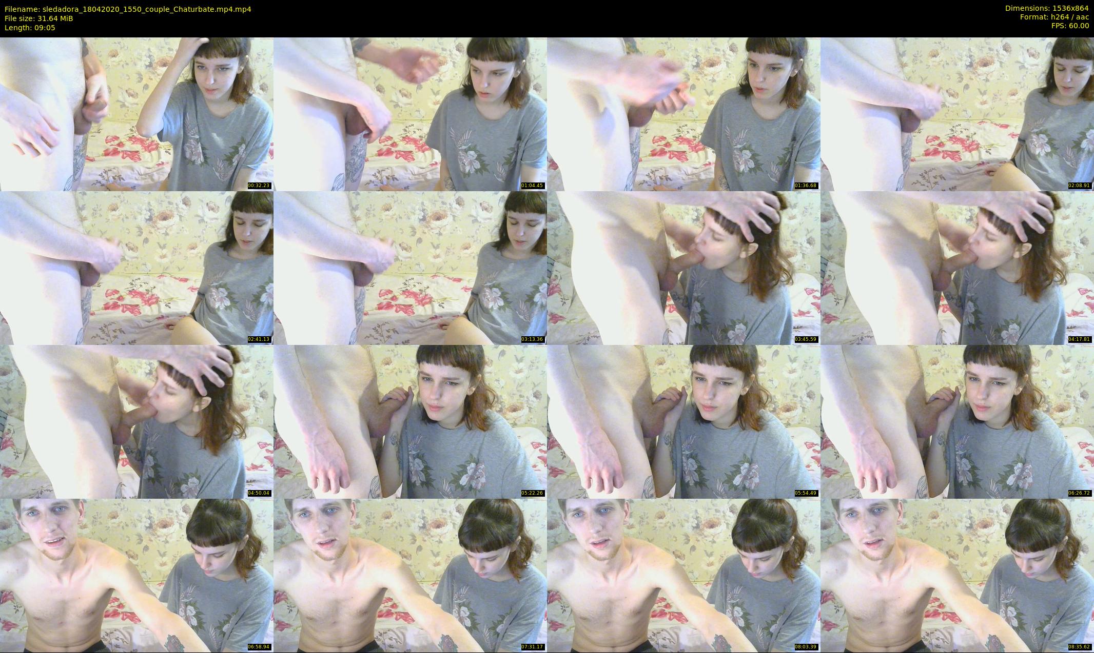 sledadora — 10 minute Chaturbate couple cam show recording, 720p, Apr 18, 2020