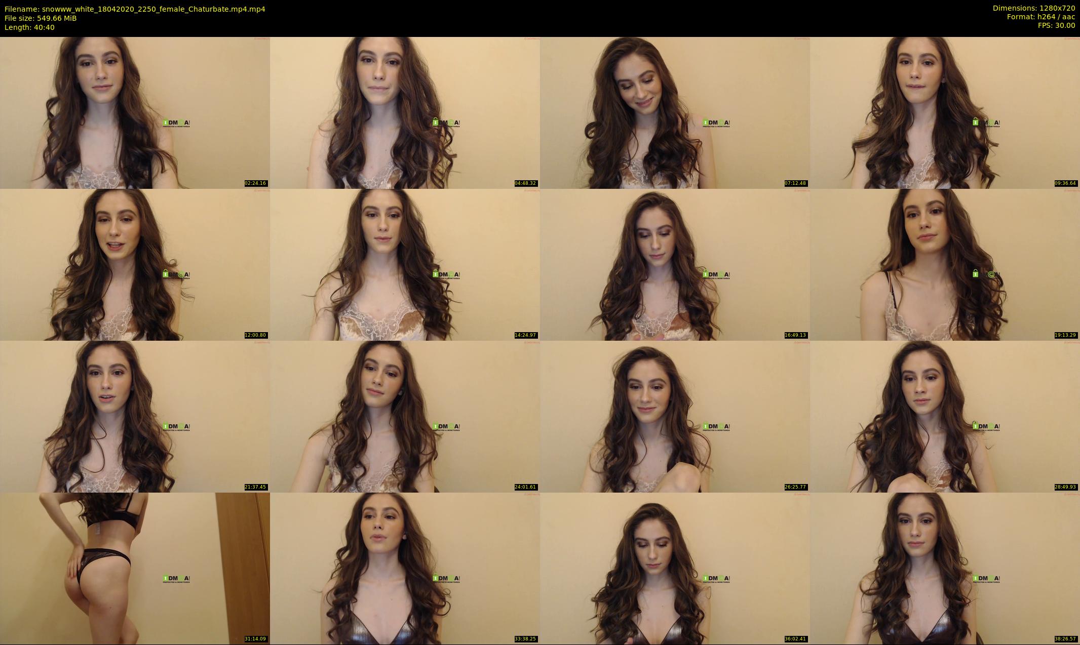 snowww_white — 41 minute Chaturbate female cam show recording, 720p, Apr 18, 2020