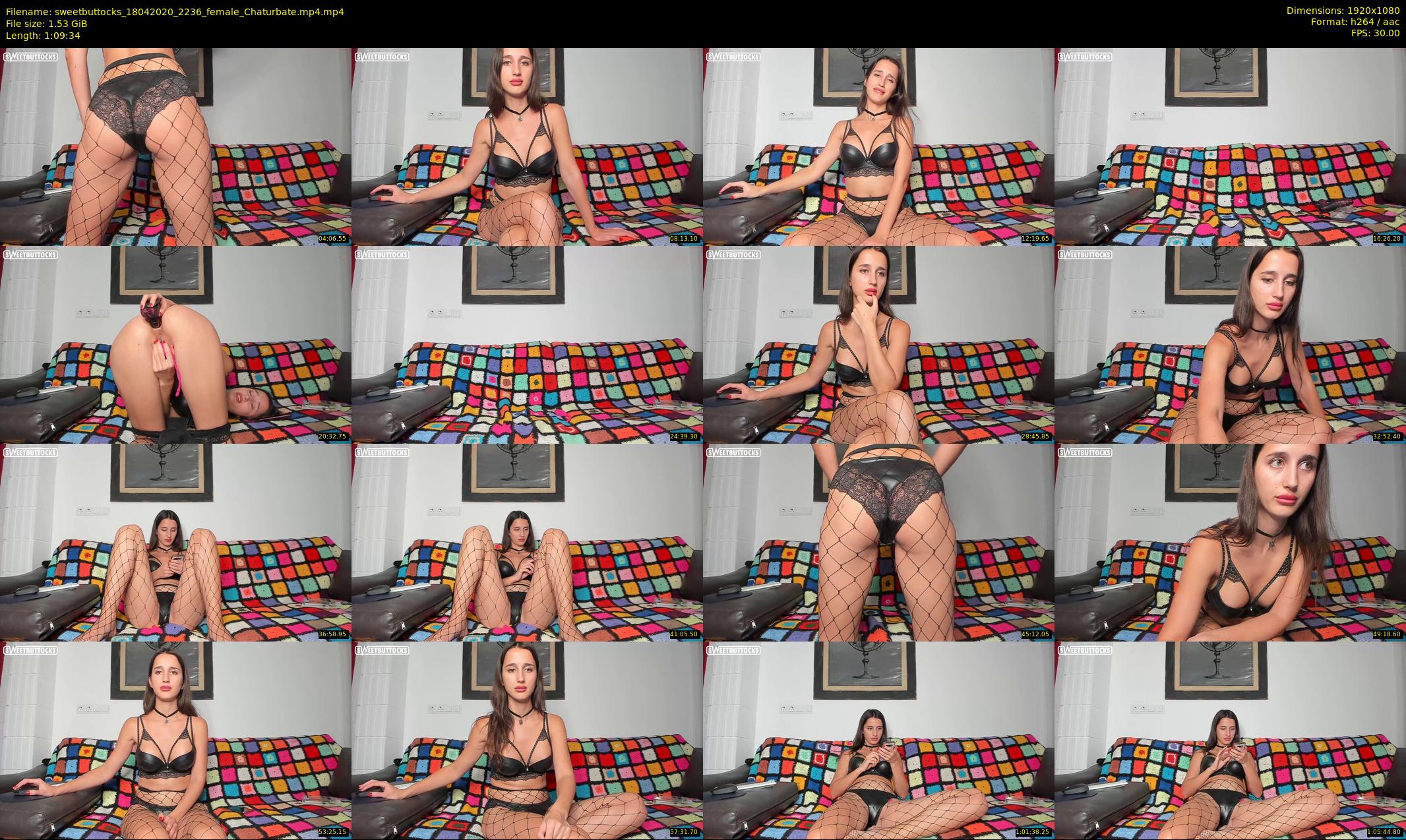 sweetbuttocks — 70 minute Chaturbate female cam show recording, 1080p, Apr 18, 2020