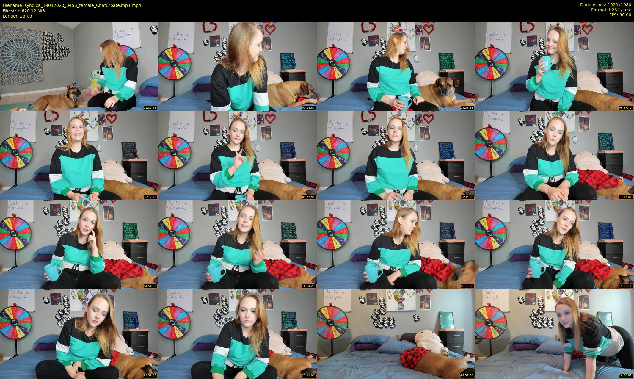 syndica — 29 minute Chaturbate female cam show recording, 1080p, Apr 19, 2020
