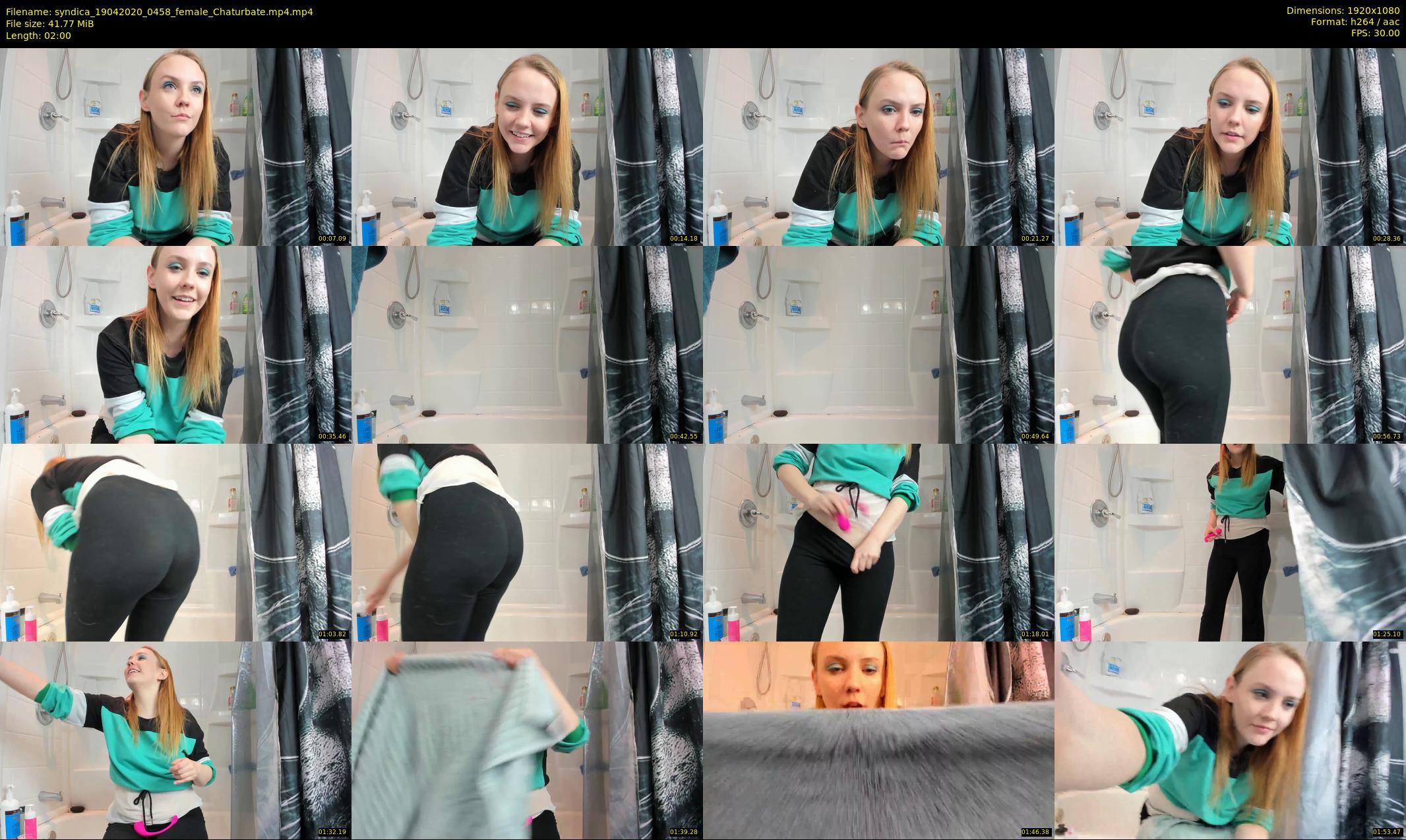 syndica — 2 minute Chaturbate female cam show recording, 1080p, Apr 19, 2020