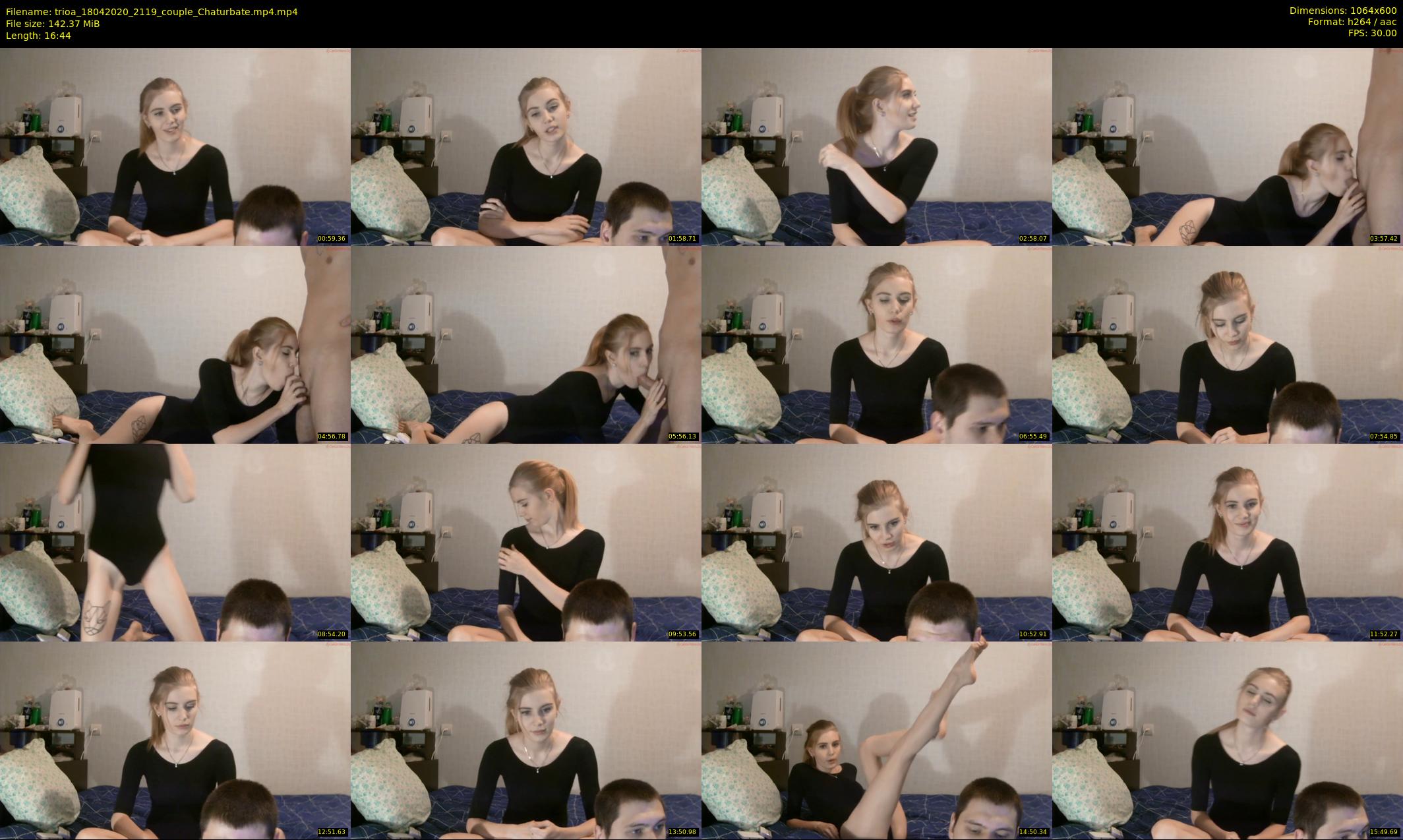 trioa — 17 minute Chaturbate couple cam show recording, 480p, Apr 18, 2020