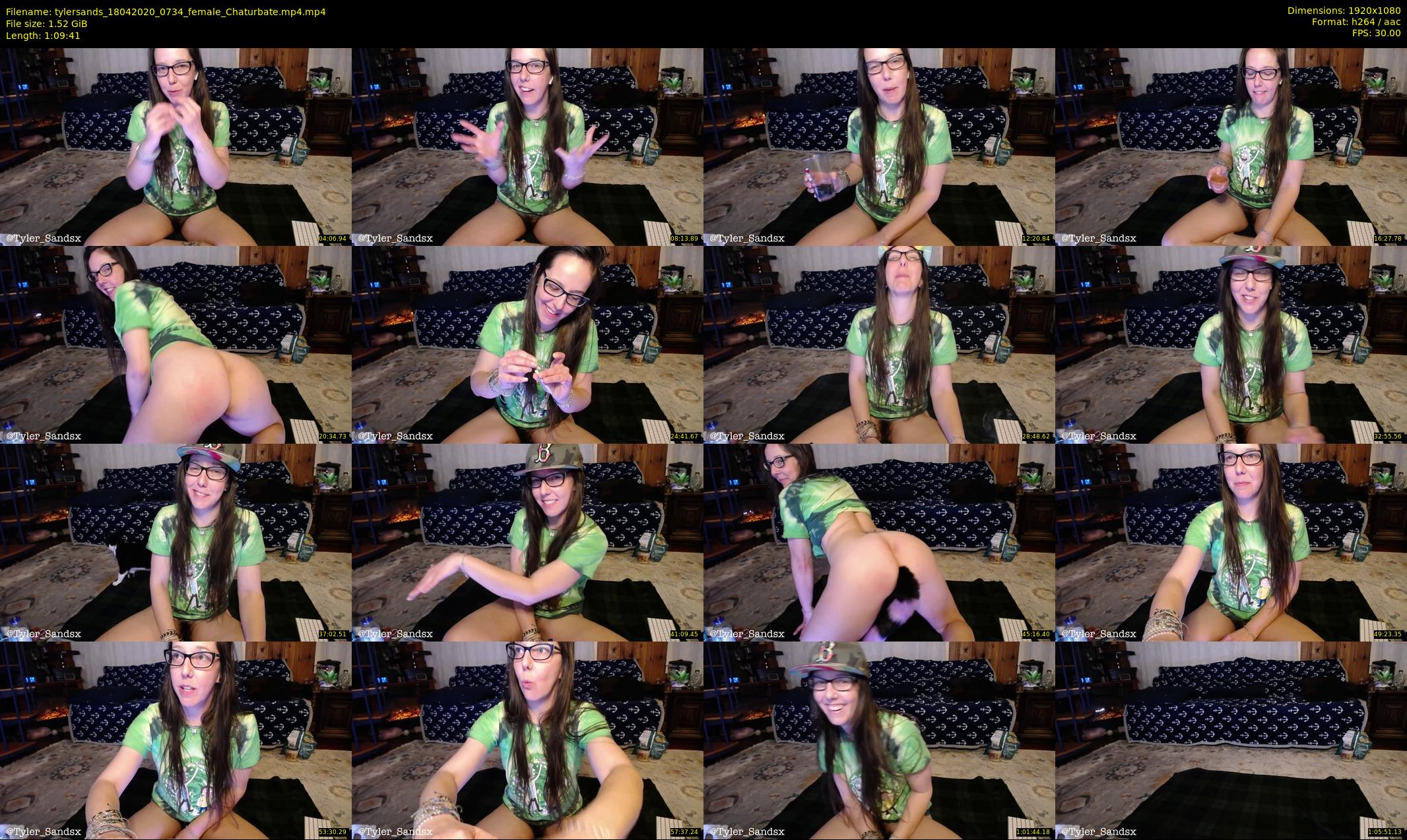 tylersands — 70 minute Chaturbate female cam show recording, 1080p, Apr 18, 2020